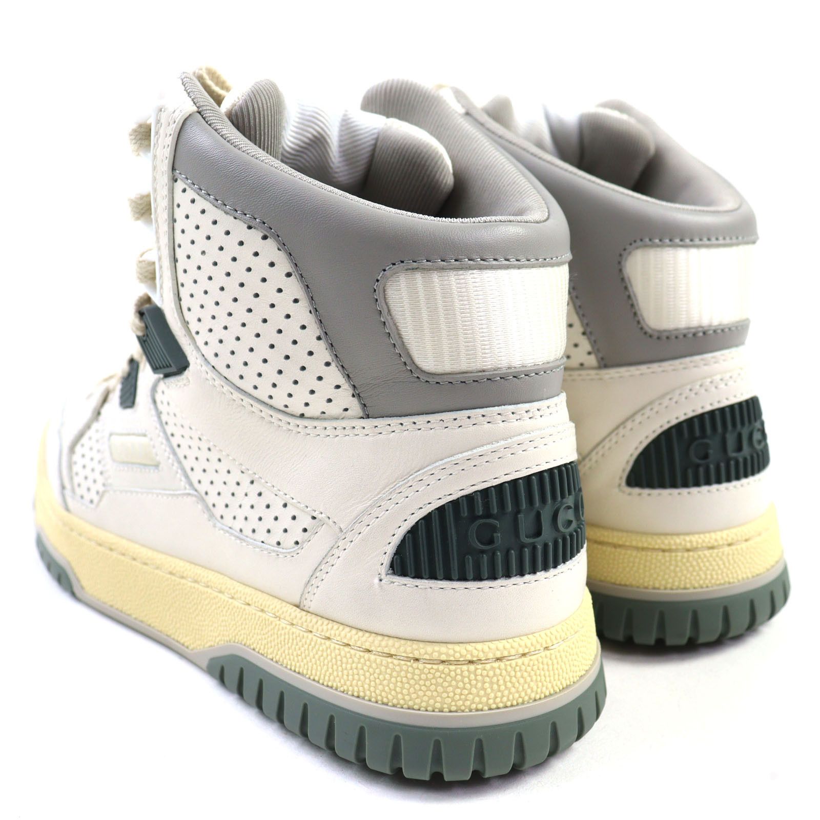 Gucci Gucci Gucci Interlocking G Leather High-top Sneakers Leather Shoes DUTY FREE for USA Size ONE SIZE - 6 Thumbnail