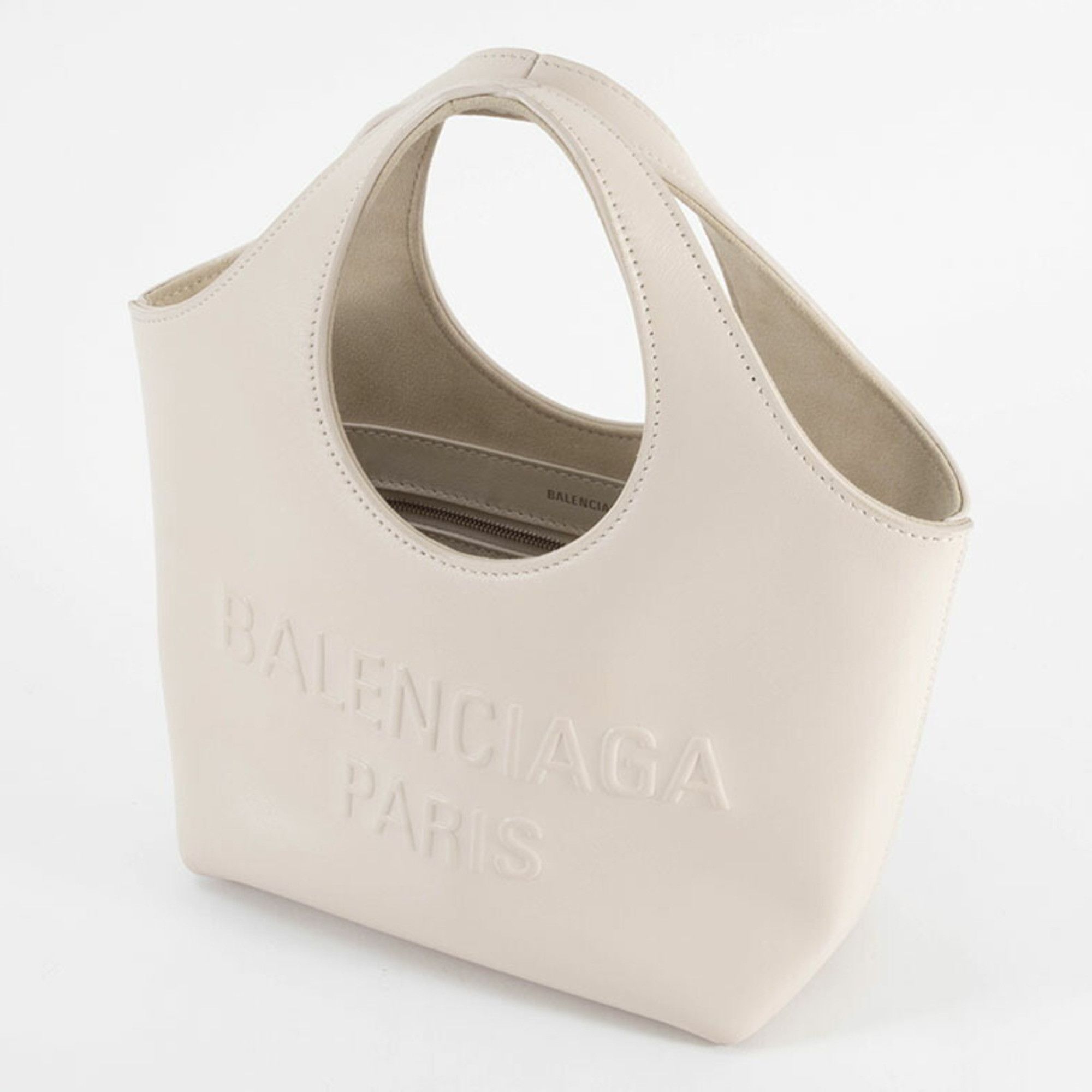 Balenciaga Balenciaga Mary Kate XS Tote Bag 747036 in Cream Leather Size ONE SIZE - 19 Thumbnail