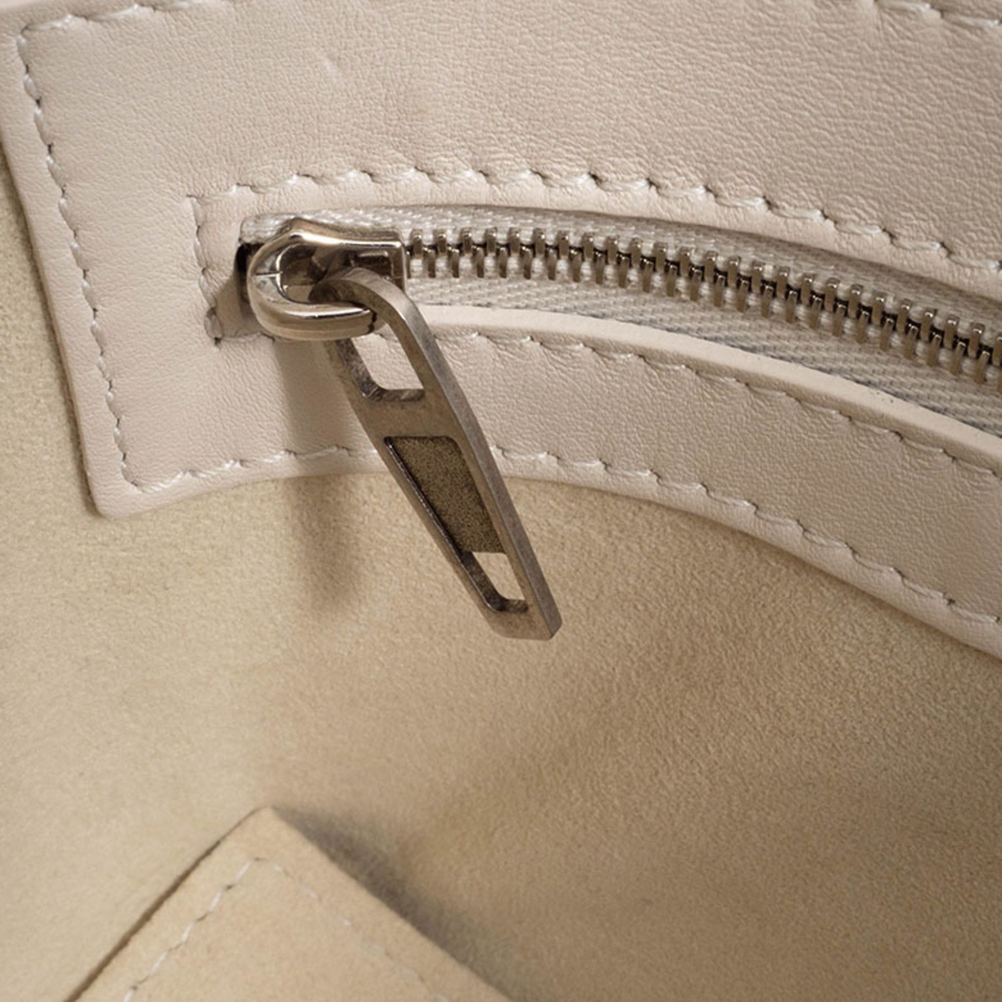 Balenciaga Balenciaga Mary Kate XS Tote Bag 747036 in Cream Leather Size ONE SIZE - 15 Thumbnail
