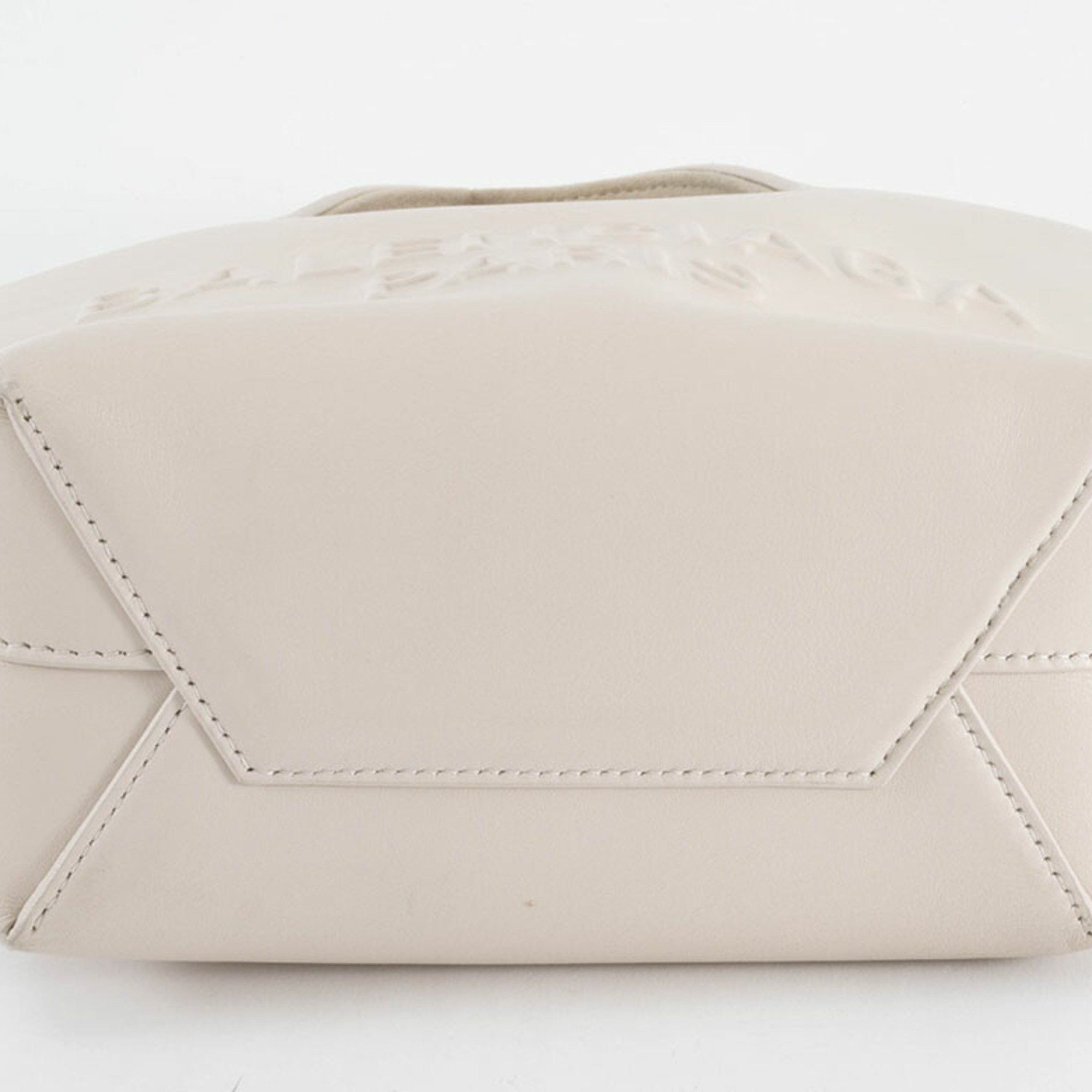 Balenciaga Balenciaga Mary Kate XS Tote Bag 747036 in Cream Leather Size ONE SIZE - 10 Thumbnail