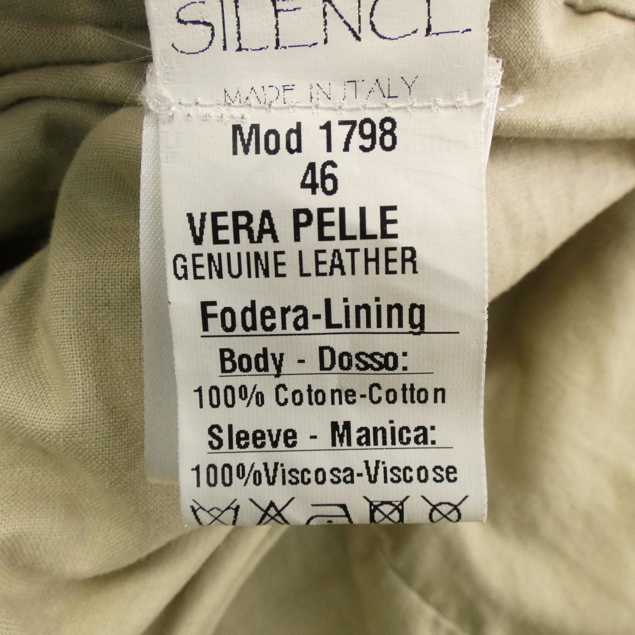 Other Other SILENCE Goat Leather Jacket Leather Outerwear DUTY FREE for USA Size ONE SIZE - 3 Thumbnail