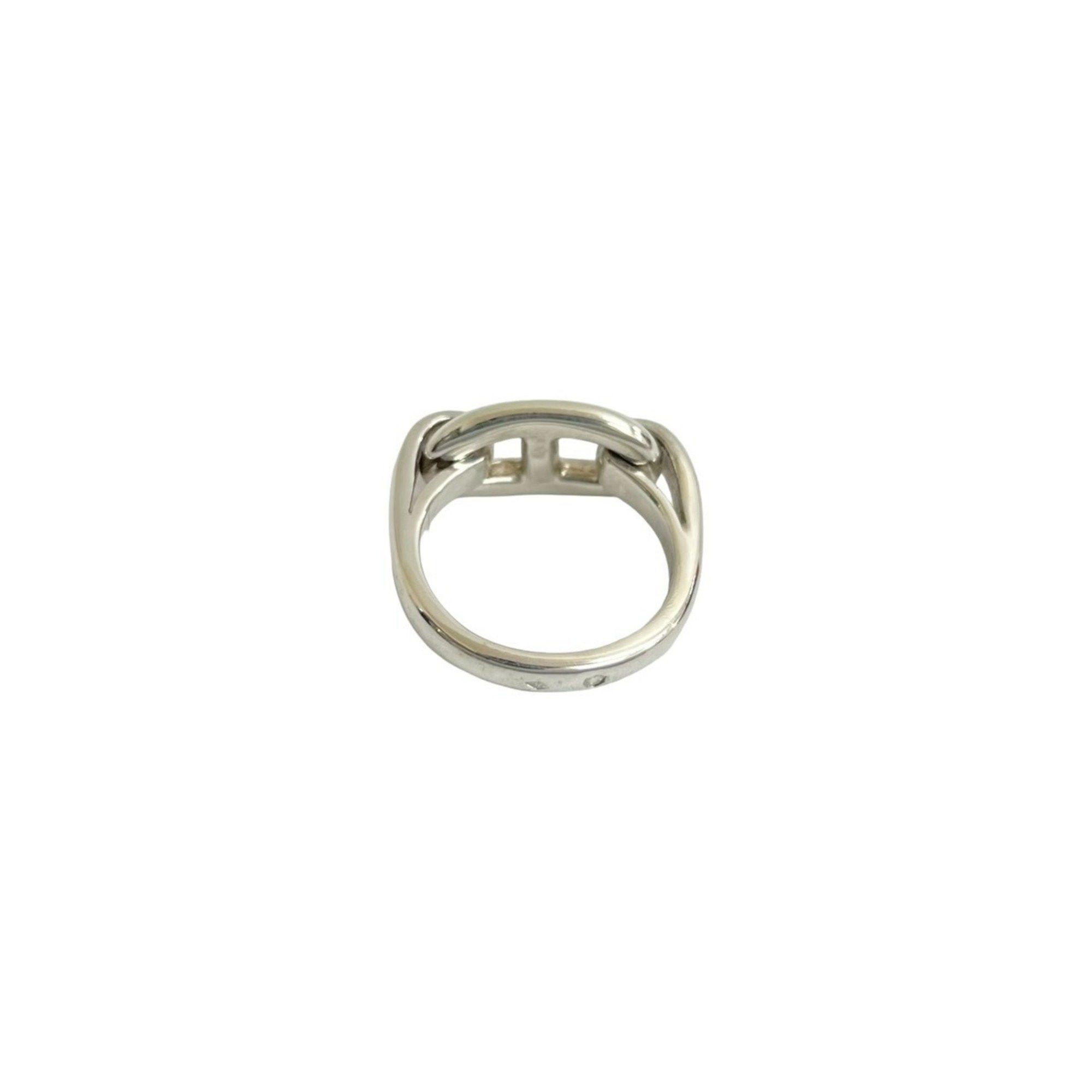 Hermes HERMES Chaine d'Ancre Ring, Silver 925, Size 6, Women's, 19962 Size ONE SIZE - 6 Thumbnail