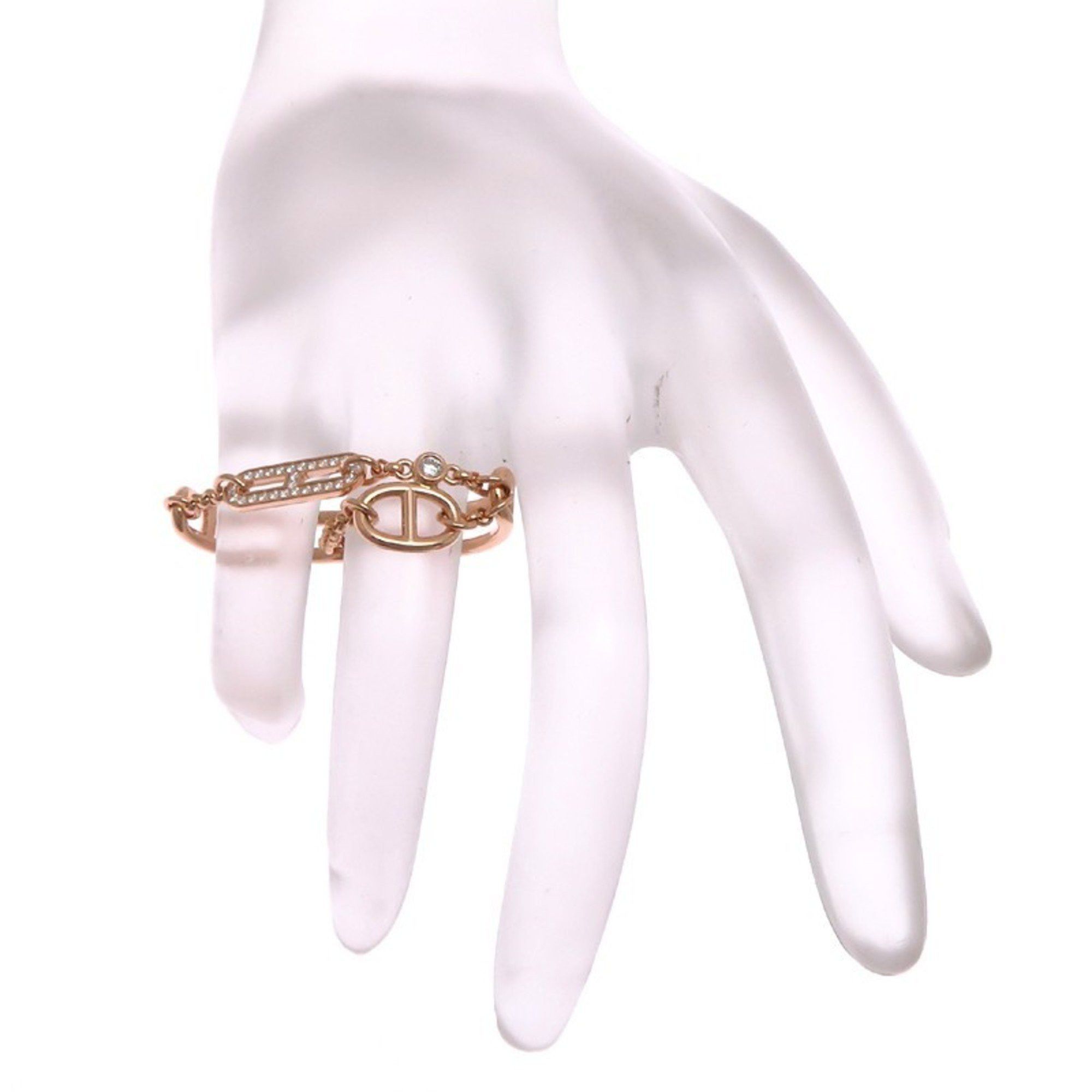 Hermes Hermes Hermès #48 Chaine d'Ancre Chaos Women's Ring in 750 Pink Gold Size ONE SIZE - 5 Thumbnail