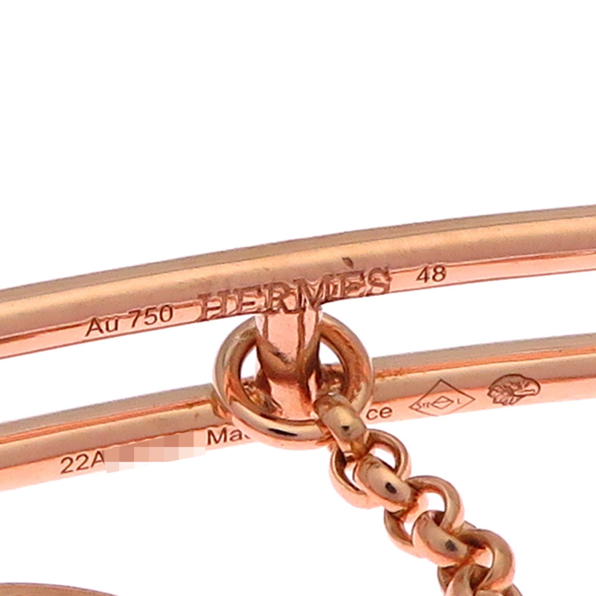 Hermes Hermes Hermès #48 Chaine d'Ancre Chaos Women's Ring in 750 Pink Gold Size ONE SIZE - 3 Thumbnail