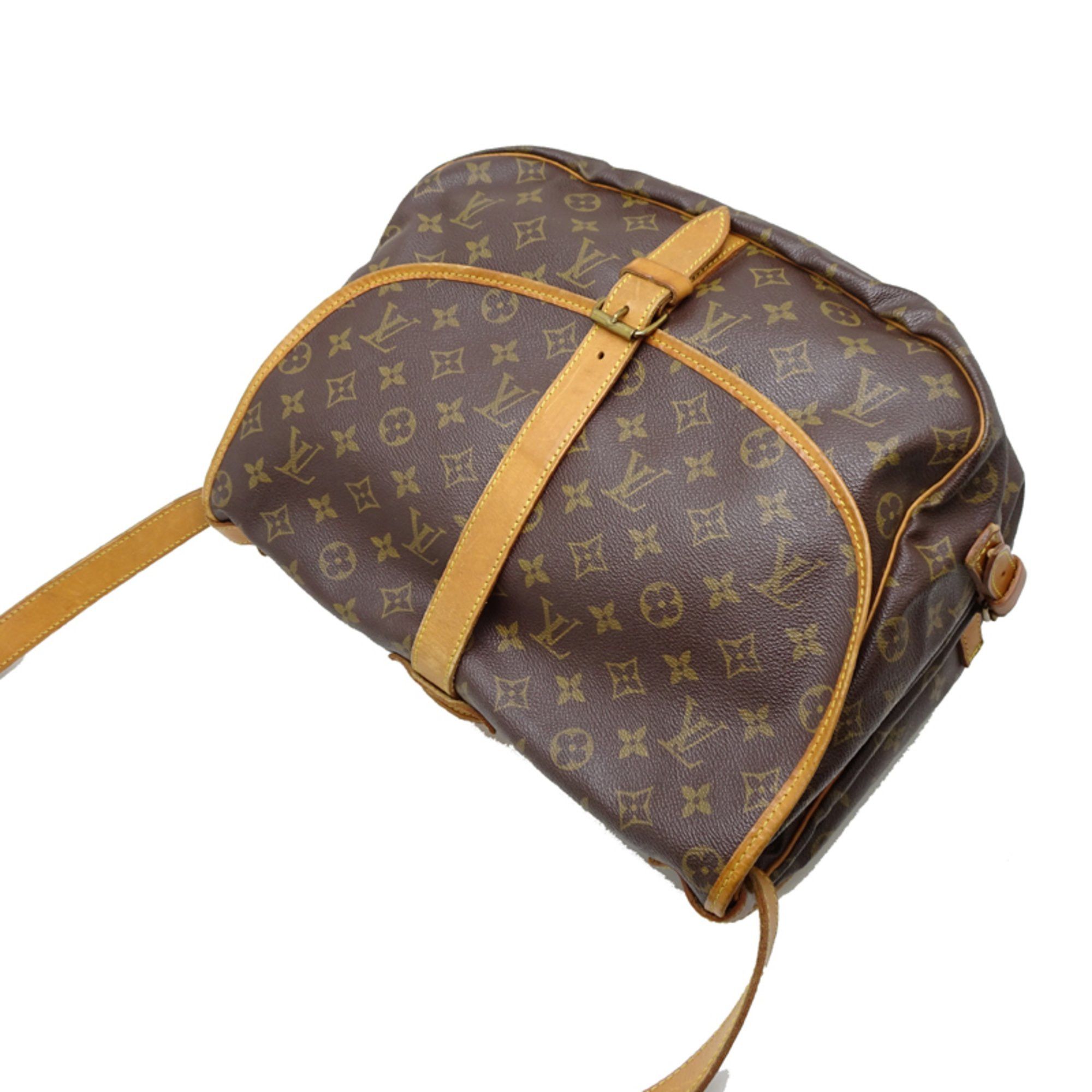 Louis Vuitton Louis Vuitton Saumur GM Women's Shoulder Bag M42254 (Discontinued) Monogram Brown Size ONE SIZE - 4 Thumbnail