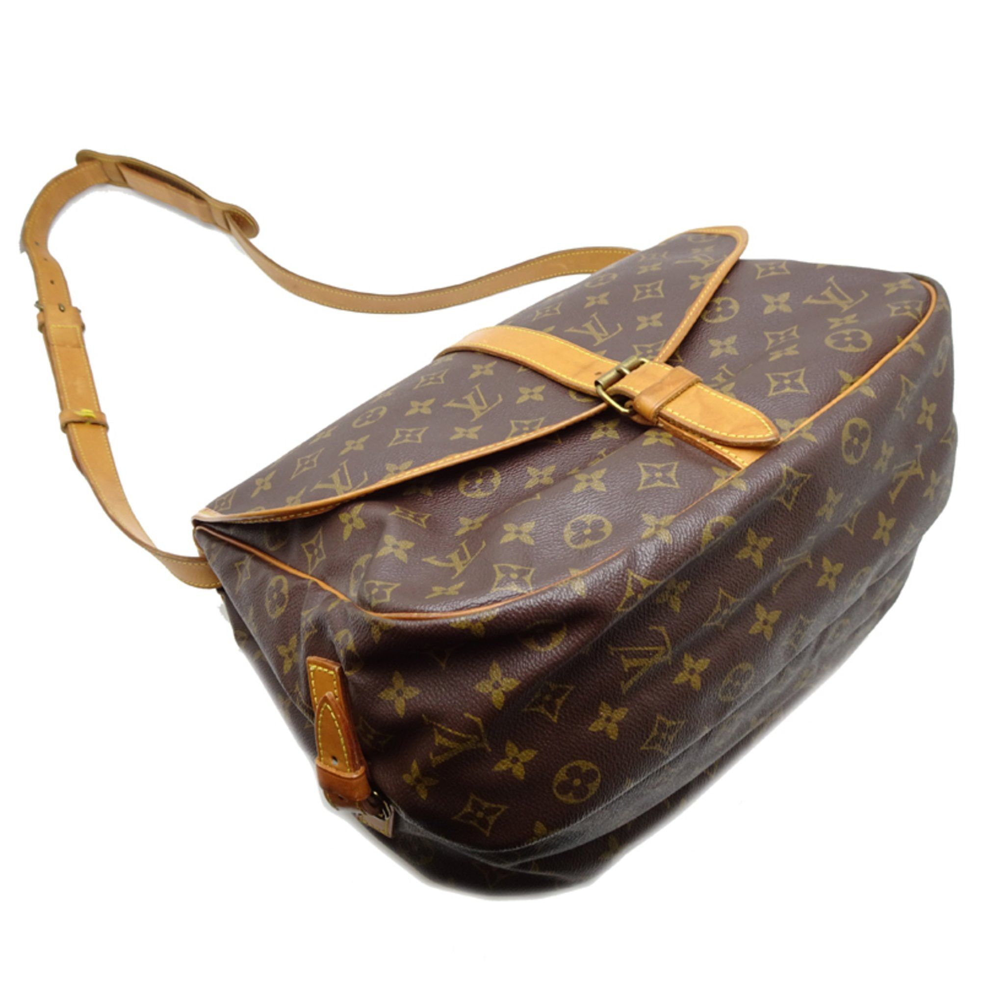 Louis Vuitton Louis Vuitton Saumur GM Women's Shoulder Bag M42254 (Discontinued) Monogram Brown Size ONE SIZE - 3 Thumbnail