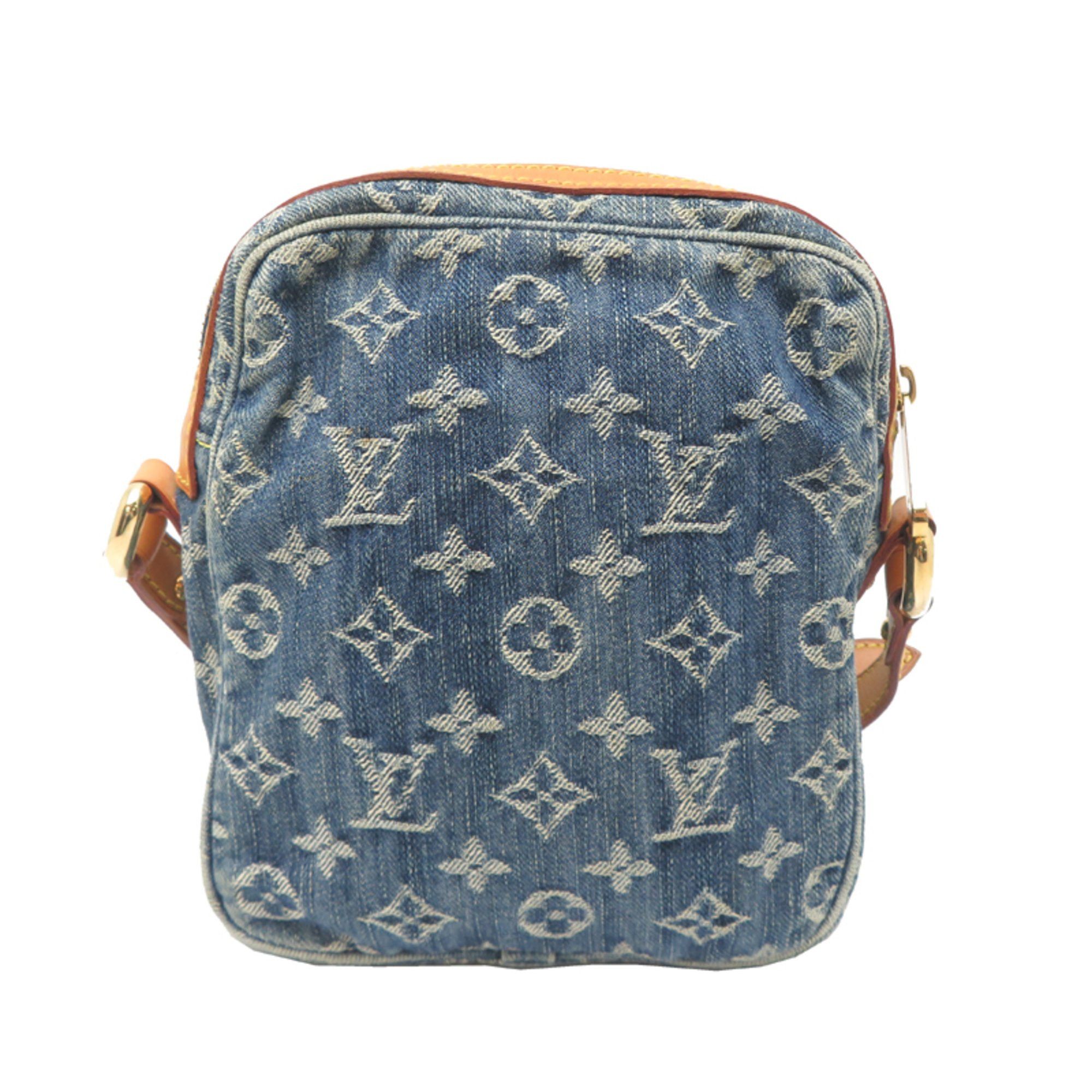 Louis Vuitton Louis Vuitton Denim Camera Bag, Women's Shoulder Bag M95348 (Discontinued) Monogram Blue Size ONE SIZE - 2 Thumbnail