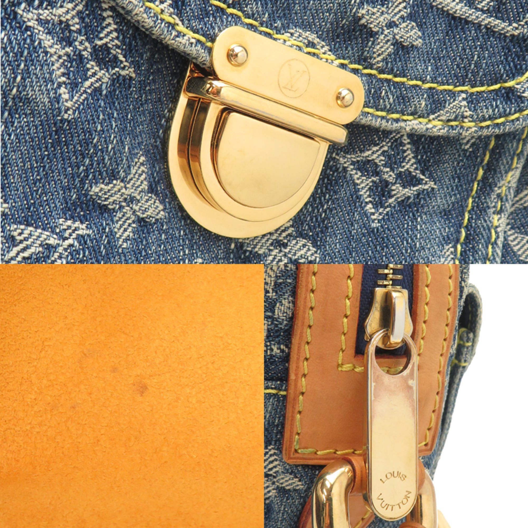 Louis Vuitton Louis Vuitton Denim Camera Bag, Women's Shoulder Bag M95348 (Discontinued) Monogram Blue Size ONE SIZE - 10 Thumbnail