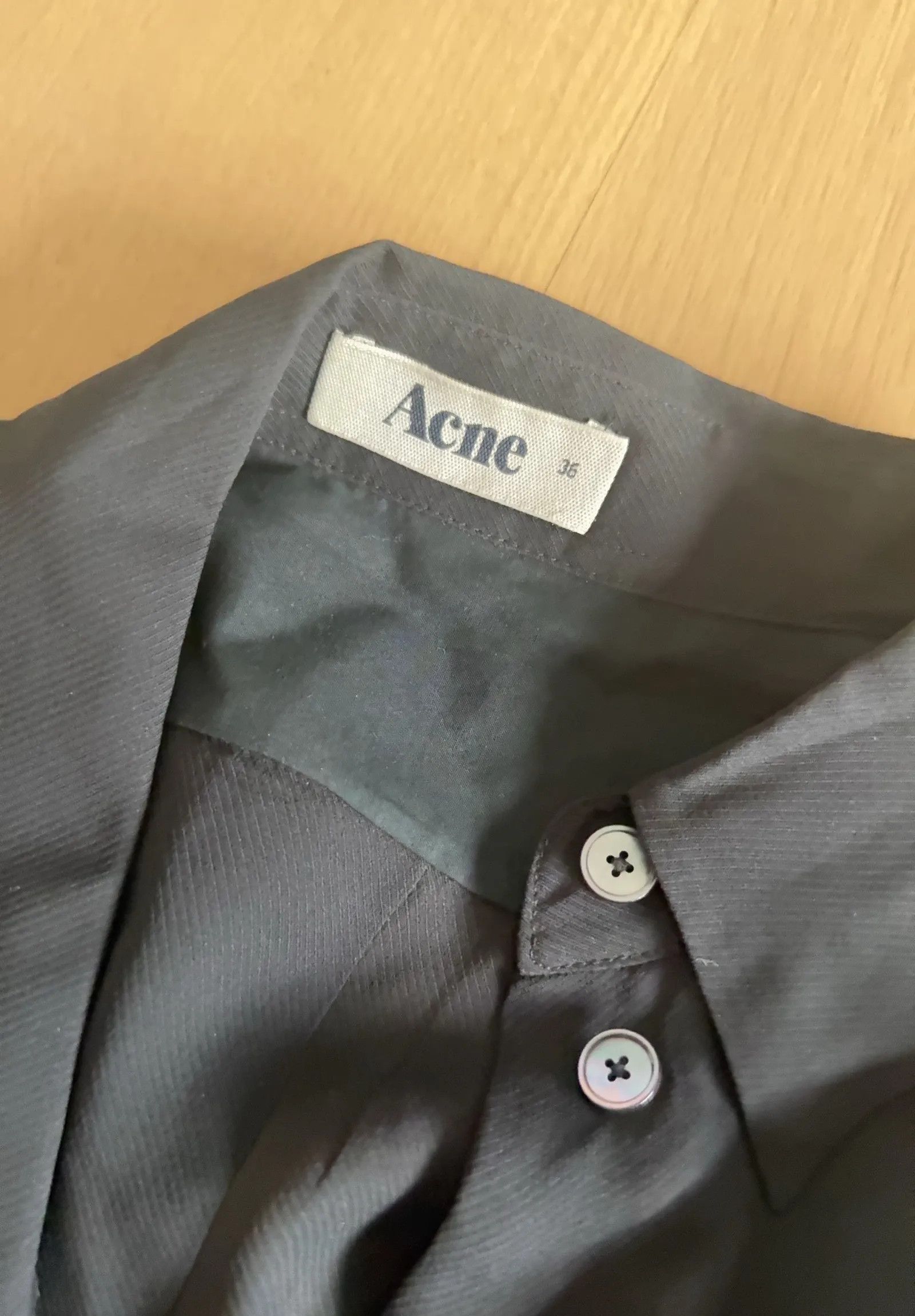 Acne Studios Acne Studios Pollock Twill AW/11 Shirt Size XS / US 0-2 / IT 36-38 - 2 Thumbnail