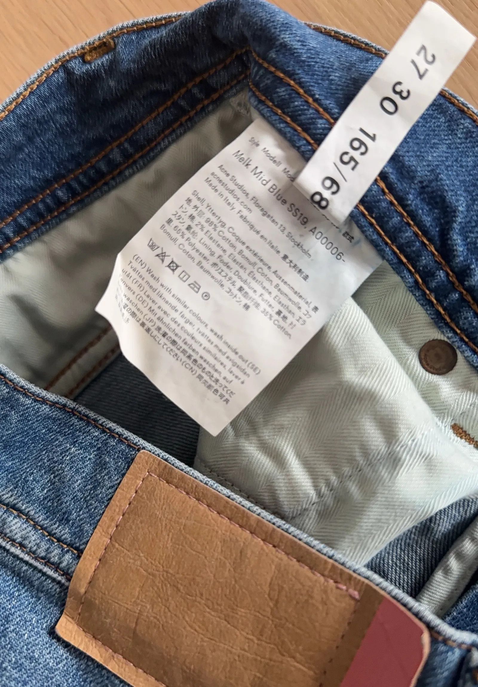 Acne Studios Acne Studios Melk Mid Blue Jeans Size 27" / US 4 / IT 40 - 3 Thumbnail
