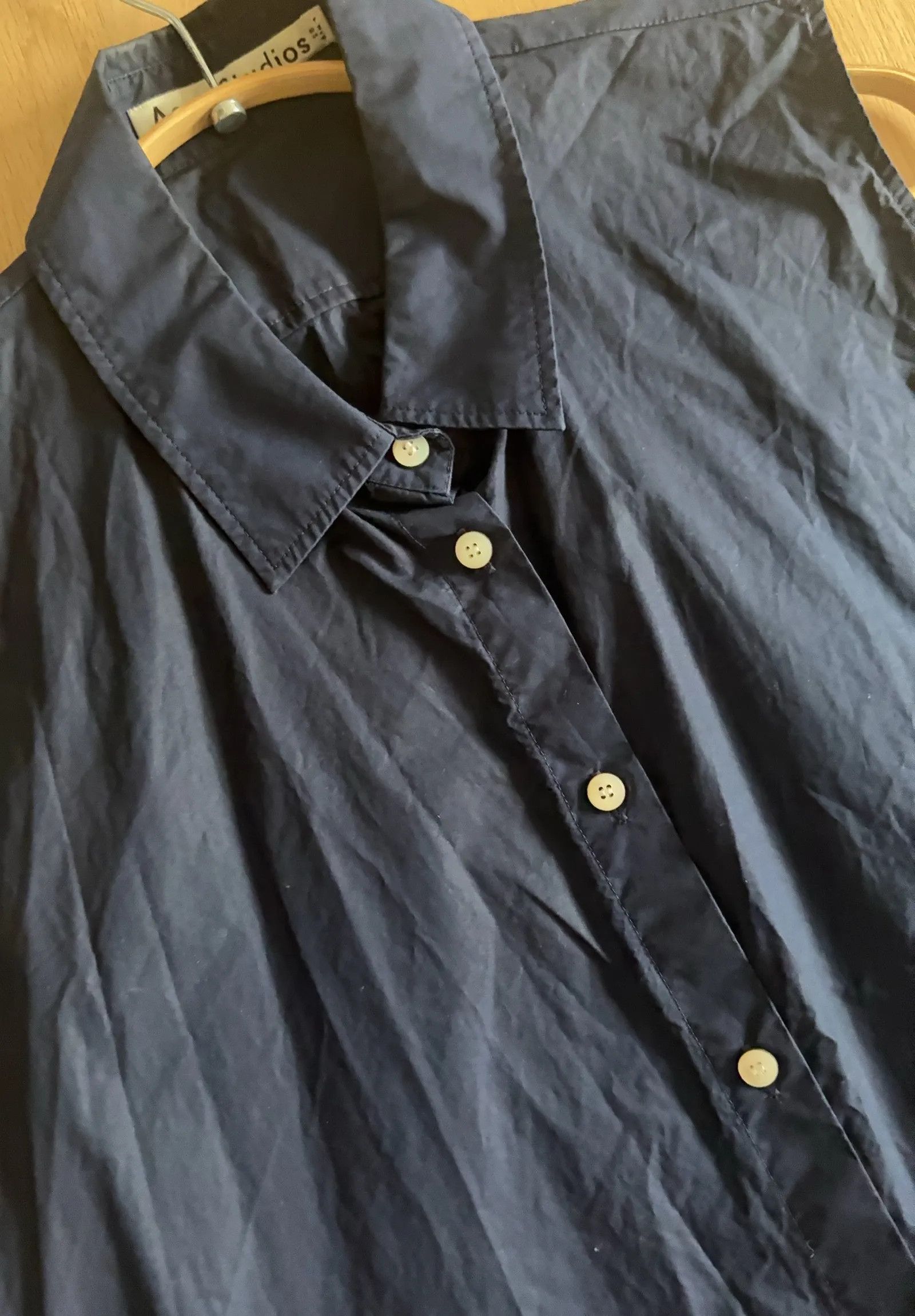 Acne Studios Acne Studios Late Poplin SS14 Blouse Size XS / US 0-2 / IT 36-38 - 5 Thumbnail