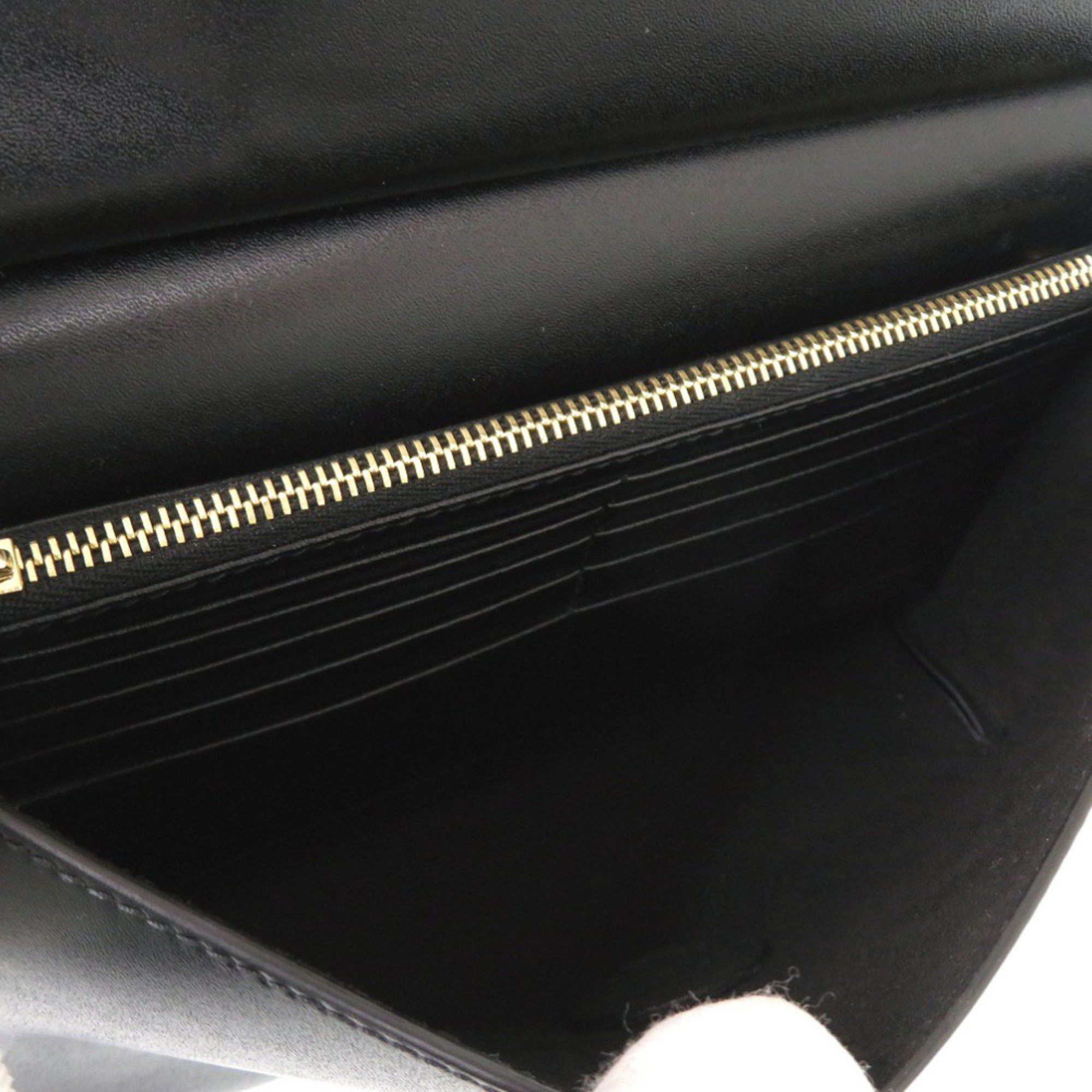 Salvatore Ferragamo Salvatore Ferragamo Vara Ribbon Leather Black Shoulder Bag 0529 Size ONE SIZE - 7 Thumbnail
