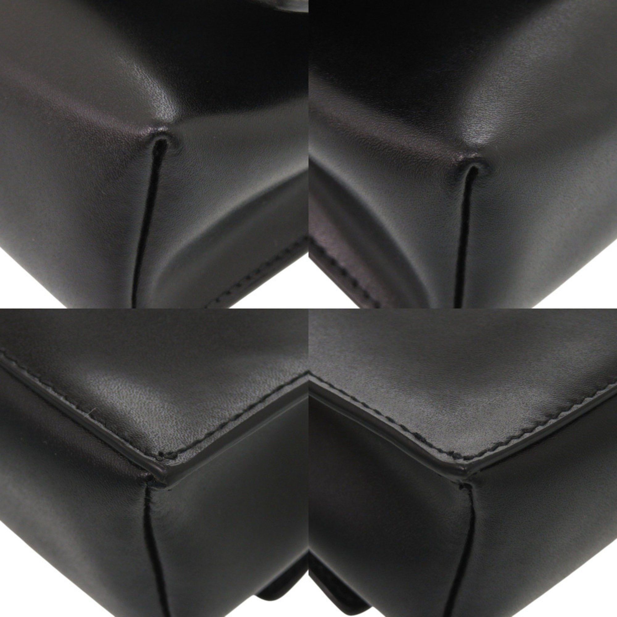 Salvatore Ferragamo Salvatore Ferragamo Vara Ribbon Leather Black Shoulder Bag 0529 Size ONE SIZE - 4 Thumbnail