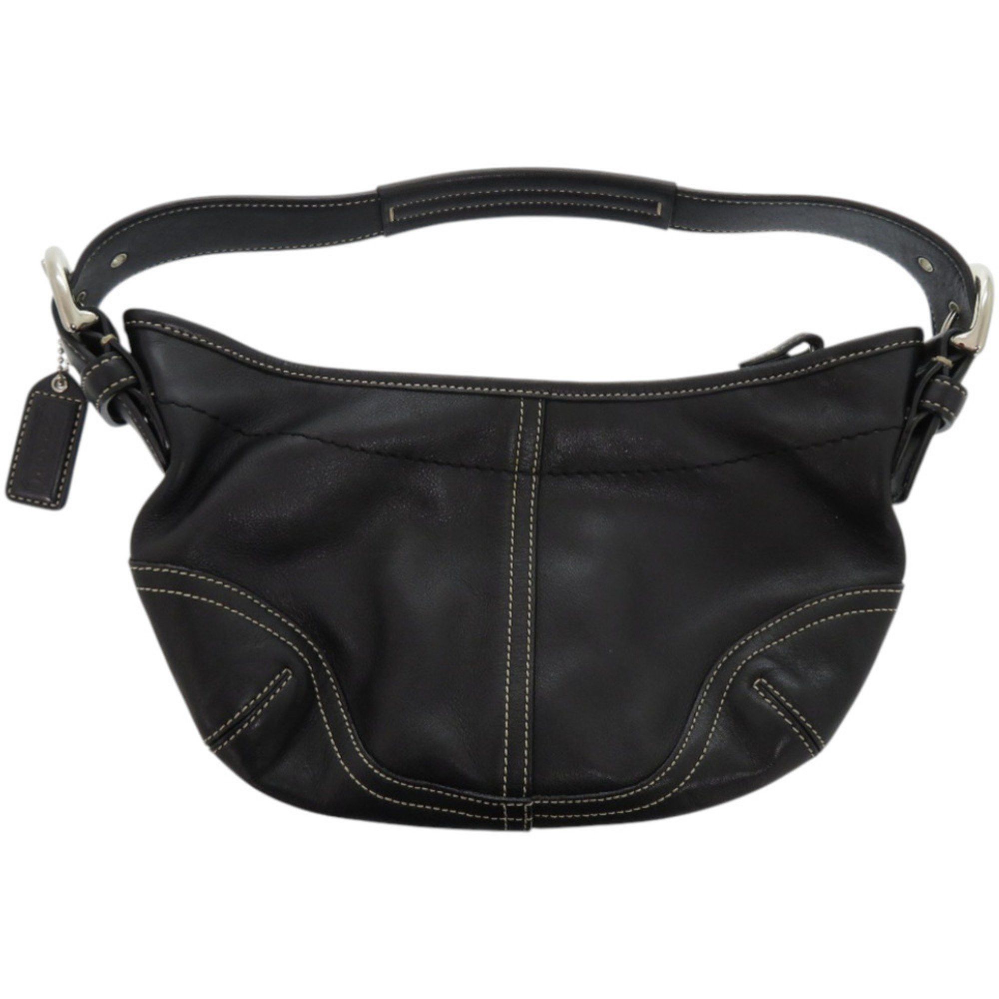Coach Coach Mini One-Shoulder Bag, Semi-Shoulder, E3S-9541, Leather, Black, Shoulder 1455, COACH Size ONE SIZE - 2 Thumbnail