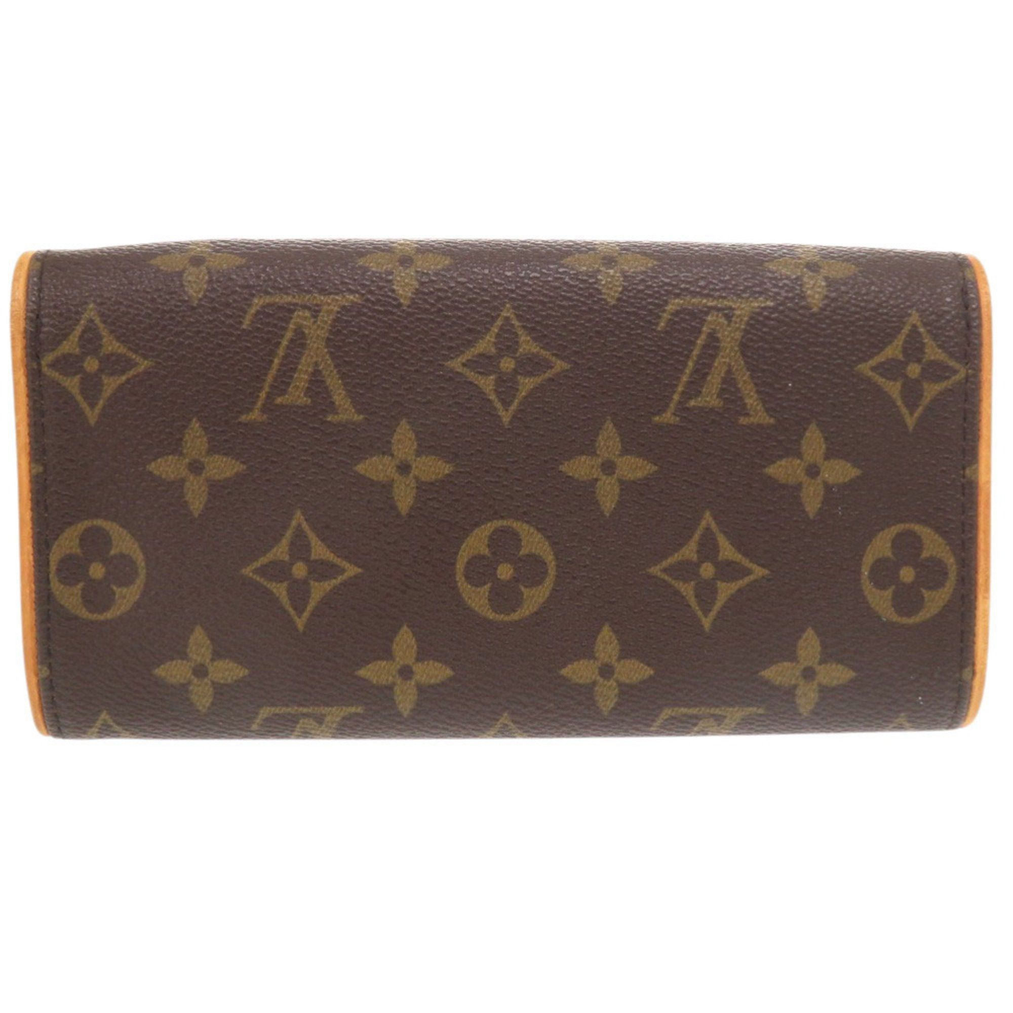Louis Vuitton Louis Vuitton Pochette Twin PM Monogram M51854 Canvas Brown LV Shoulder Bag 0087 LOUIS VUITTON Size ONE SIZE - 2 Thumbnail