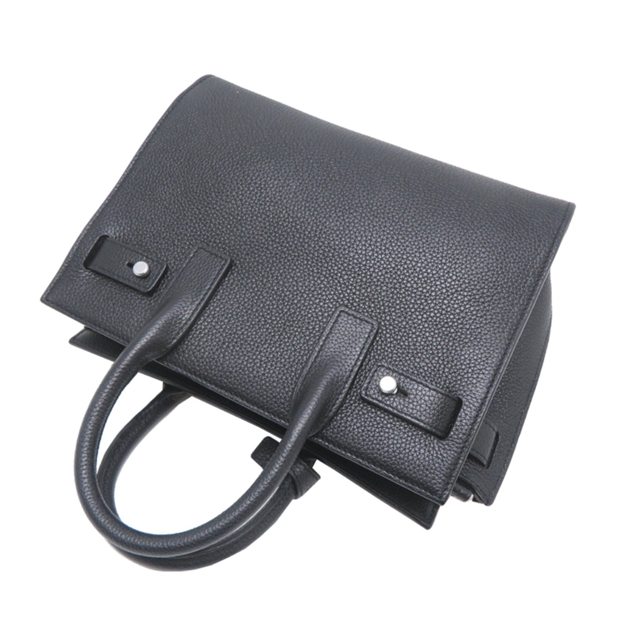 Saint Laurent Paris Saint Laurent Paris Sac de Jour Baby Women's Handbag 485019 Leather Black Size ONE SIZE - 4 Thumbnail