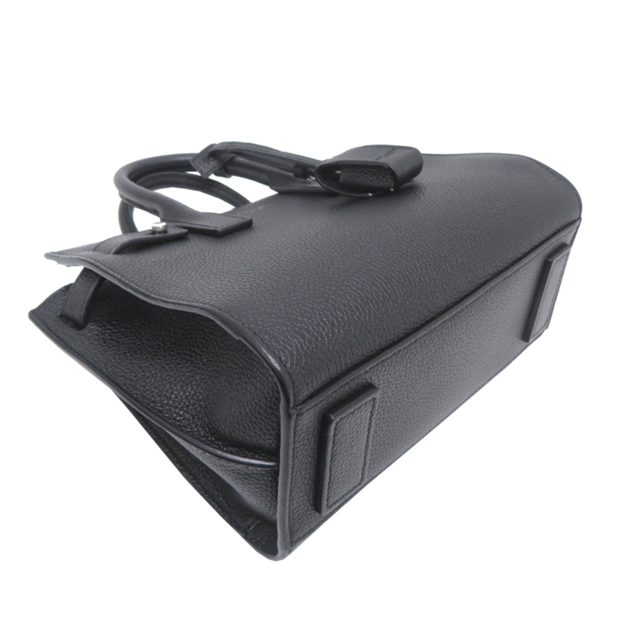 Saint Laurent Paris Saint Laurent Paris Sac de Jour Baby Women's Handbag 485019 Leather Black Size ONE SIZE - 3 Thumbnail
