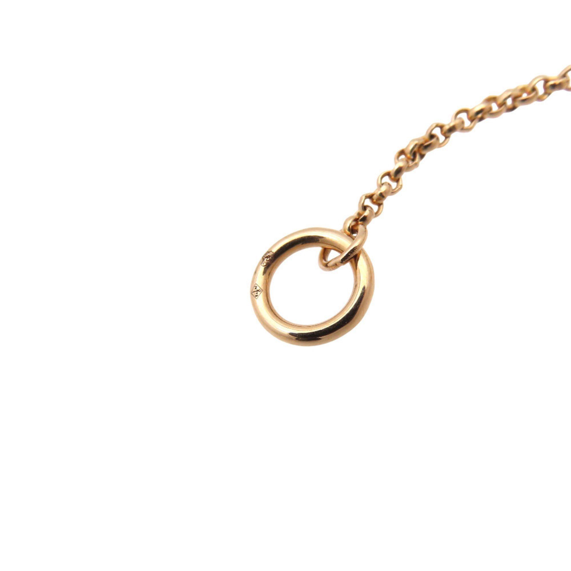 Hermes Hermes Like new Hermès Ex Libris PM 18K pink gold/diamond bracelet, diamond jewelry, 0251. Size ONE SIZE - 7 Thumbnail