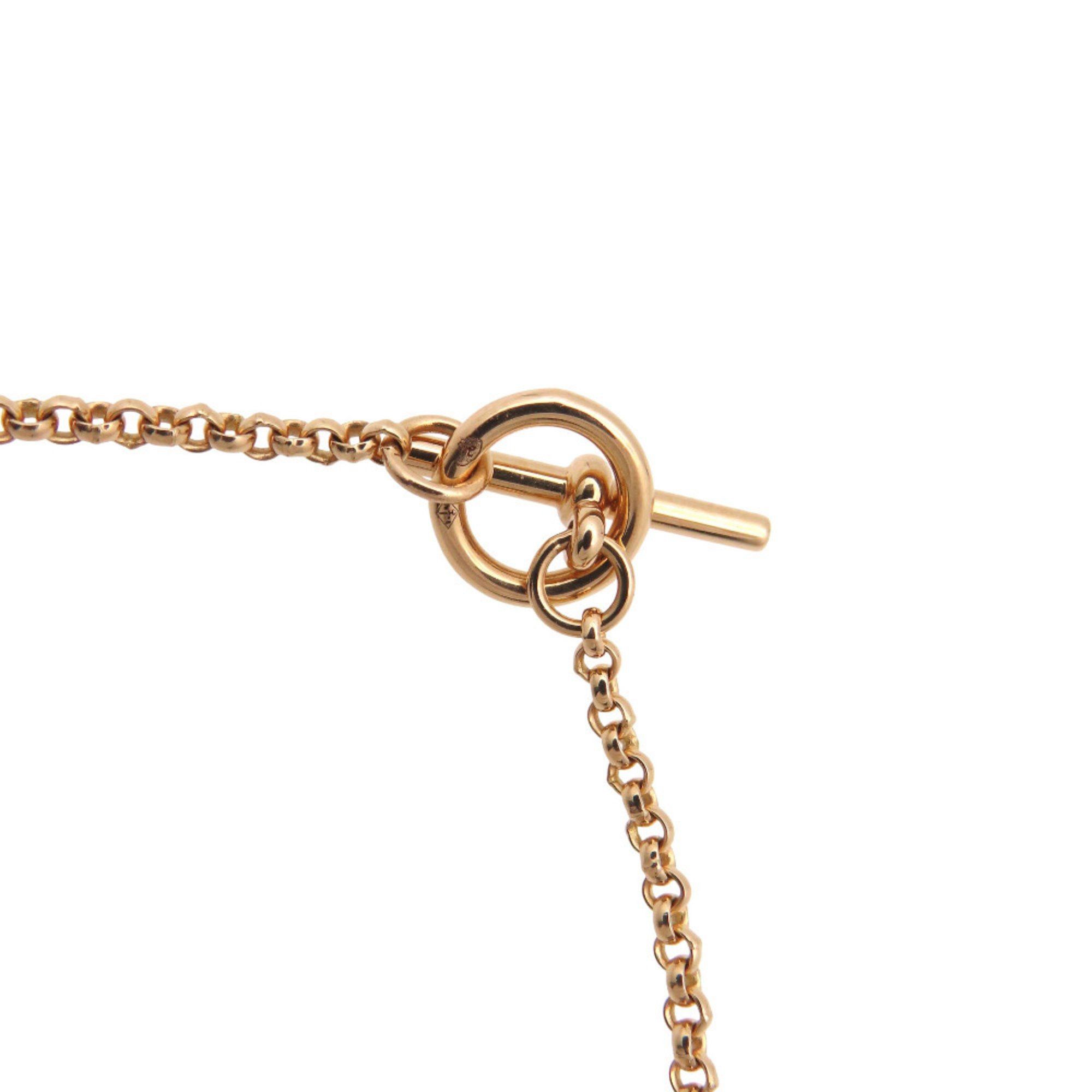 Hermes Hermes Like new Hermès Ex Libris PM 18K pink gold/diamond bracelet, diamond jewelry, 0251. Size ONE SIZE - 6 Thumbnail