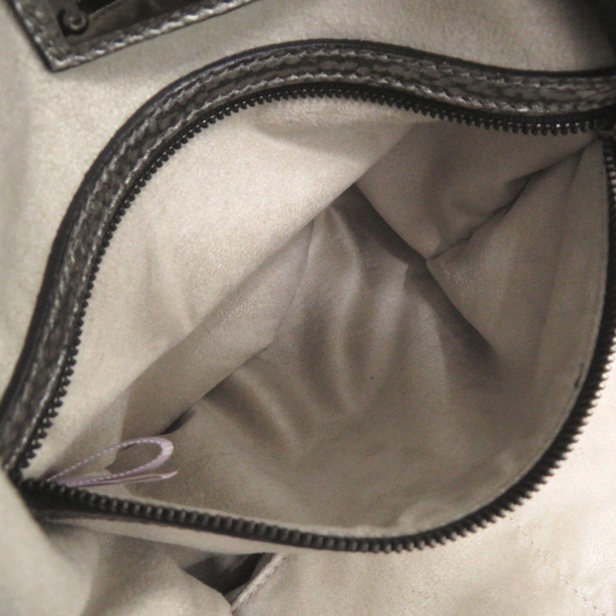 Jimmy Choo Jimmy Choo Leather Silver Shoulder Bag 0639 JIMMY CHOO Size ONE SIZE - 7 Thumbnail