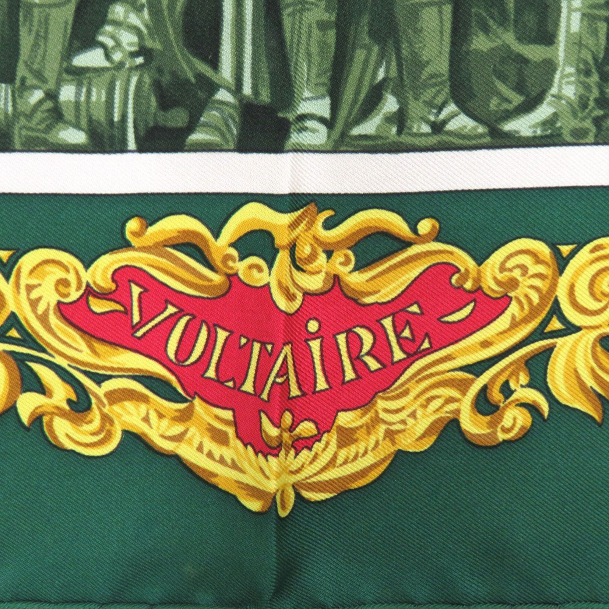 Hermes Hermes Hermès Carré 90 Sanssouci Palace Silk Scarf Muffler in Green, Gold, and Red (0137) Size ONE SIZE - 4 Thumbnail