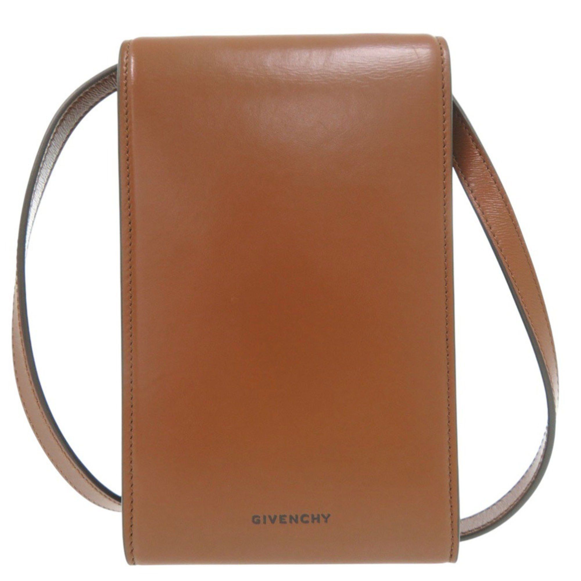 Givenchy Givenchy Phone Shoulder Bag, Crossbody Brown Leather, 1338 Size ONE SIZE - 2 Thumbnail