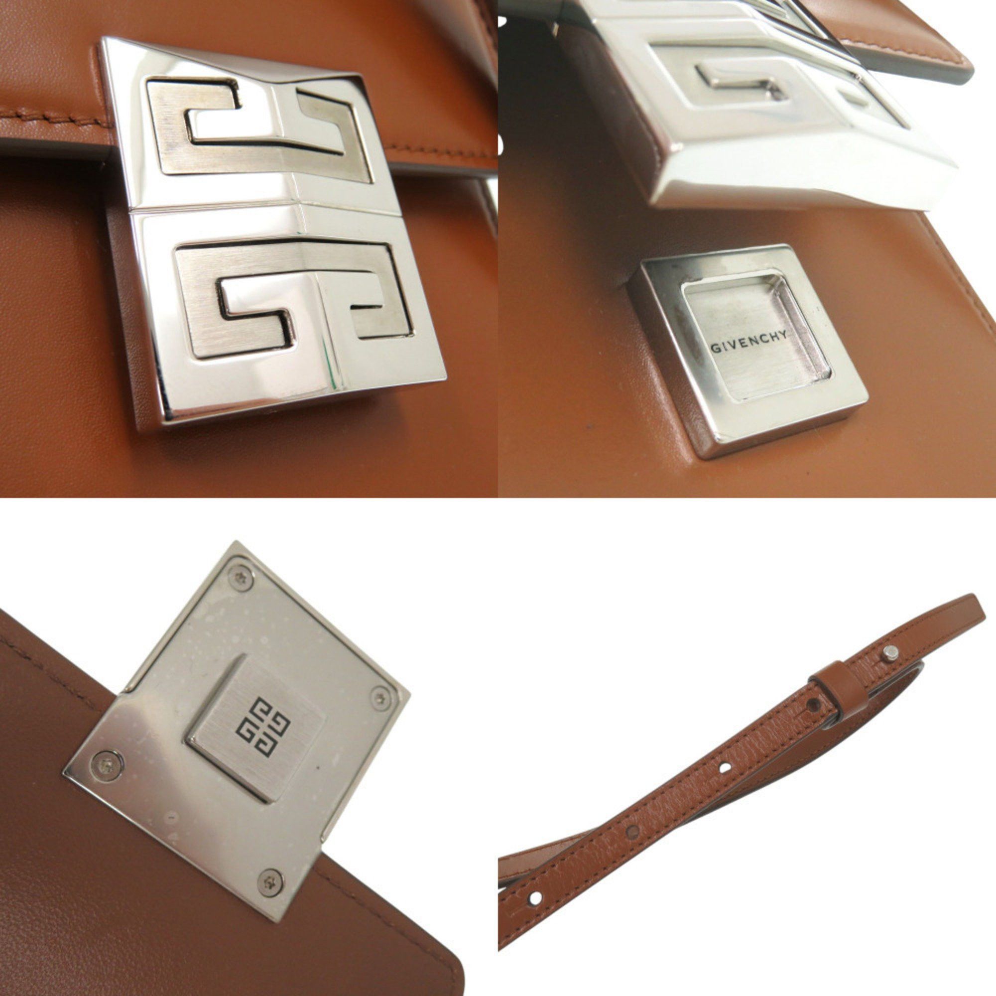 Givenchy Givenchy Phone Shoulder Bag, Crossbody Brown Leather, 1338 Size ONE SIZE - 7 Thumbnail