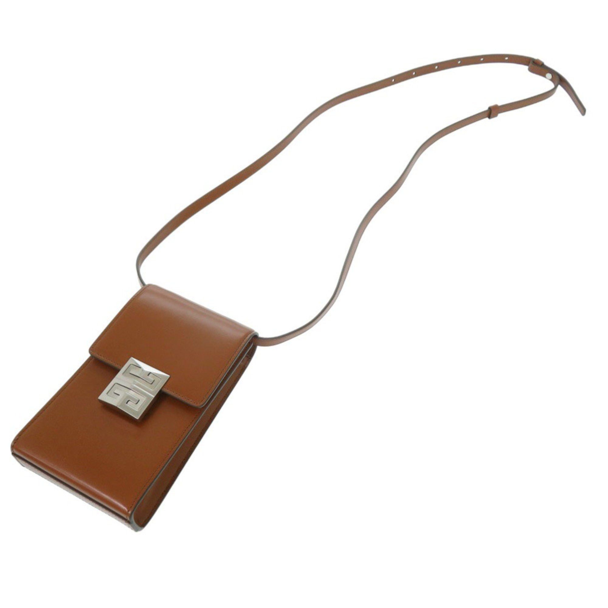 Givenchy Givenchy Phone Shoulder Bag, Crossbody Brown Leather, 1338 Size ONE SIZE - 4 Thumbnail