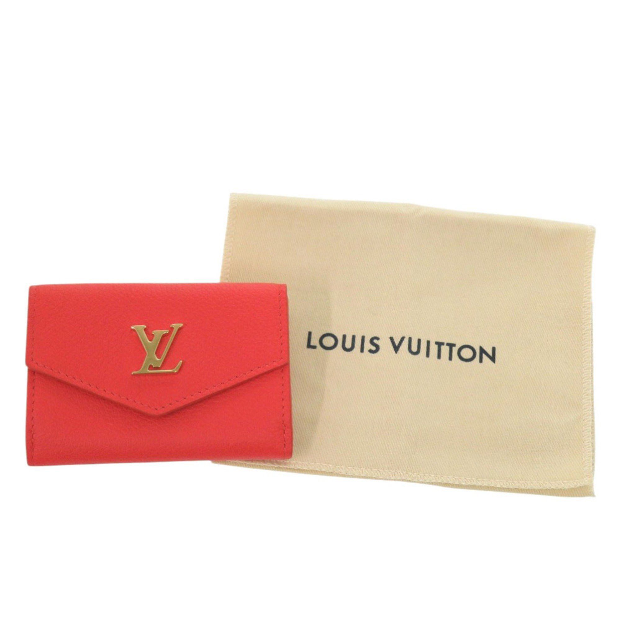 Louis Vuitton Like new Louis Vuitton Portefeuille Rock Mini M67860 Leather Tri-fold Wallet Red LV 0393 LOUIS VUITTON Size ONE SIZE - 2 Thumbnail