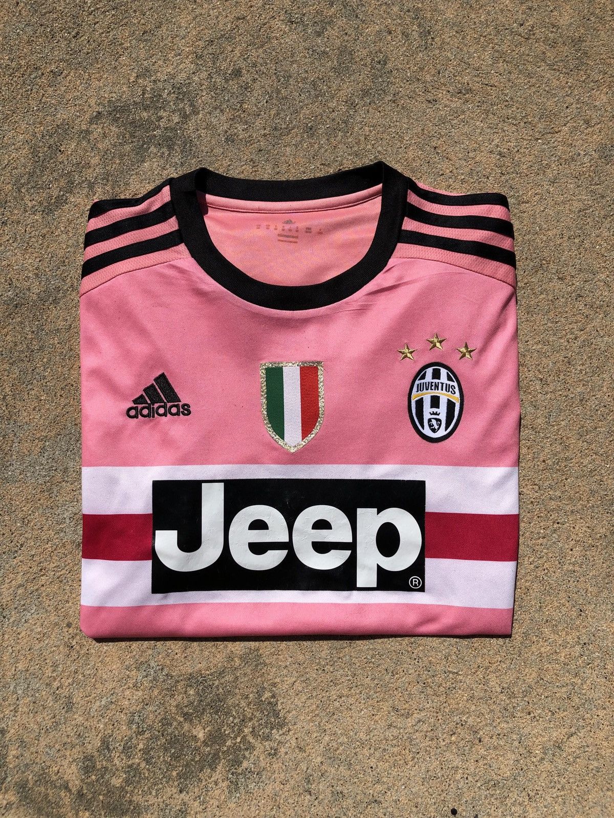 adidas, Shirts, Drake Adidas Pink Jeep Climacool Soccer Jersey Juventus  Team