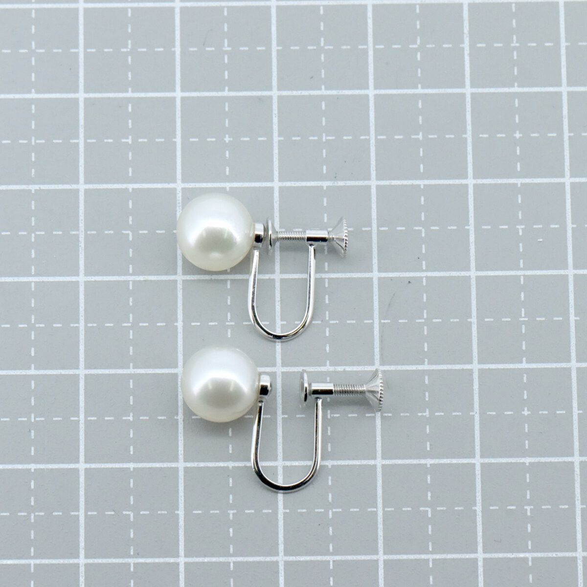 Mikimoto Mikimoto Mikimoto Au750 White Gold Pearl Earrings Metal Earrings DUTY FREE for USA Size ONE SIZE - 3 Thumbnail