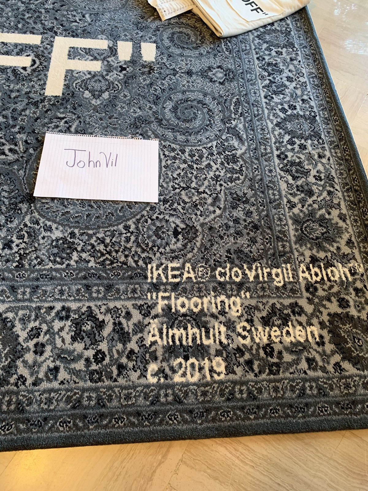 Off-White Offwhite Ikea “Keep Off” Carpet Size ONE SIZE - 2 Preview