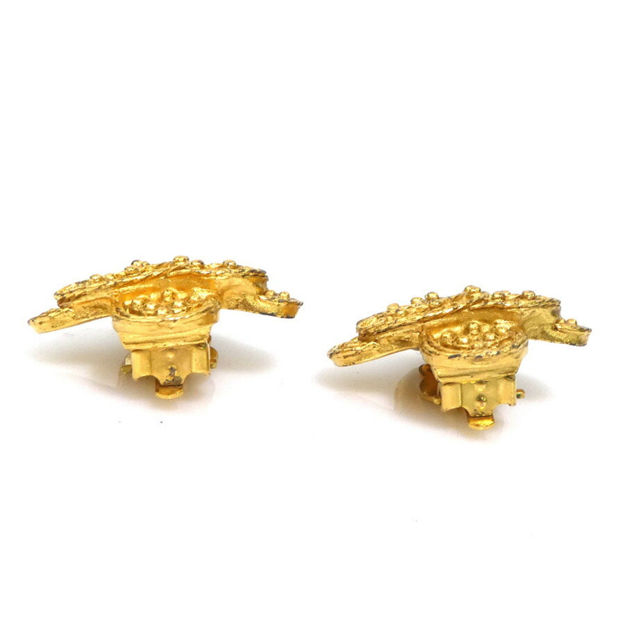 Chanel CHANEL Coco Mark Metal Gold Earrings for Women e61103a Size ONE SIZE - 3 Thumbnail