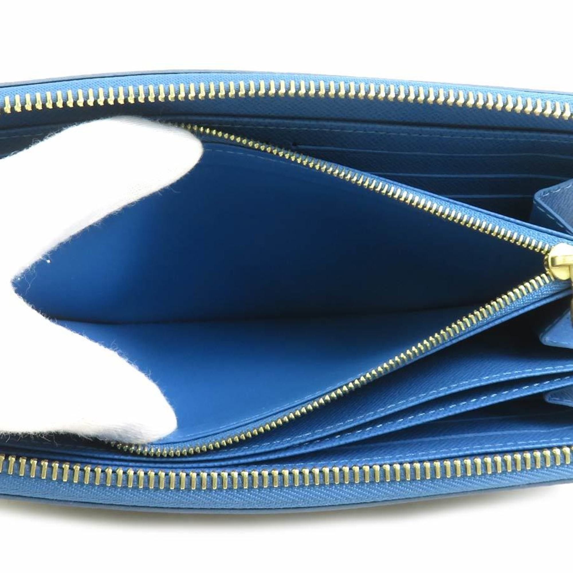 Louis Vuitton Louis Vuitton Monogram Zippy Wallet, Blue Jean, Men's/Women's, M63894, 56451g Size ONE SIZE - 4 Thumbnail