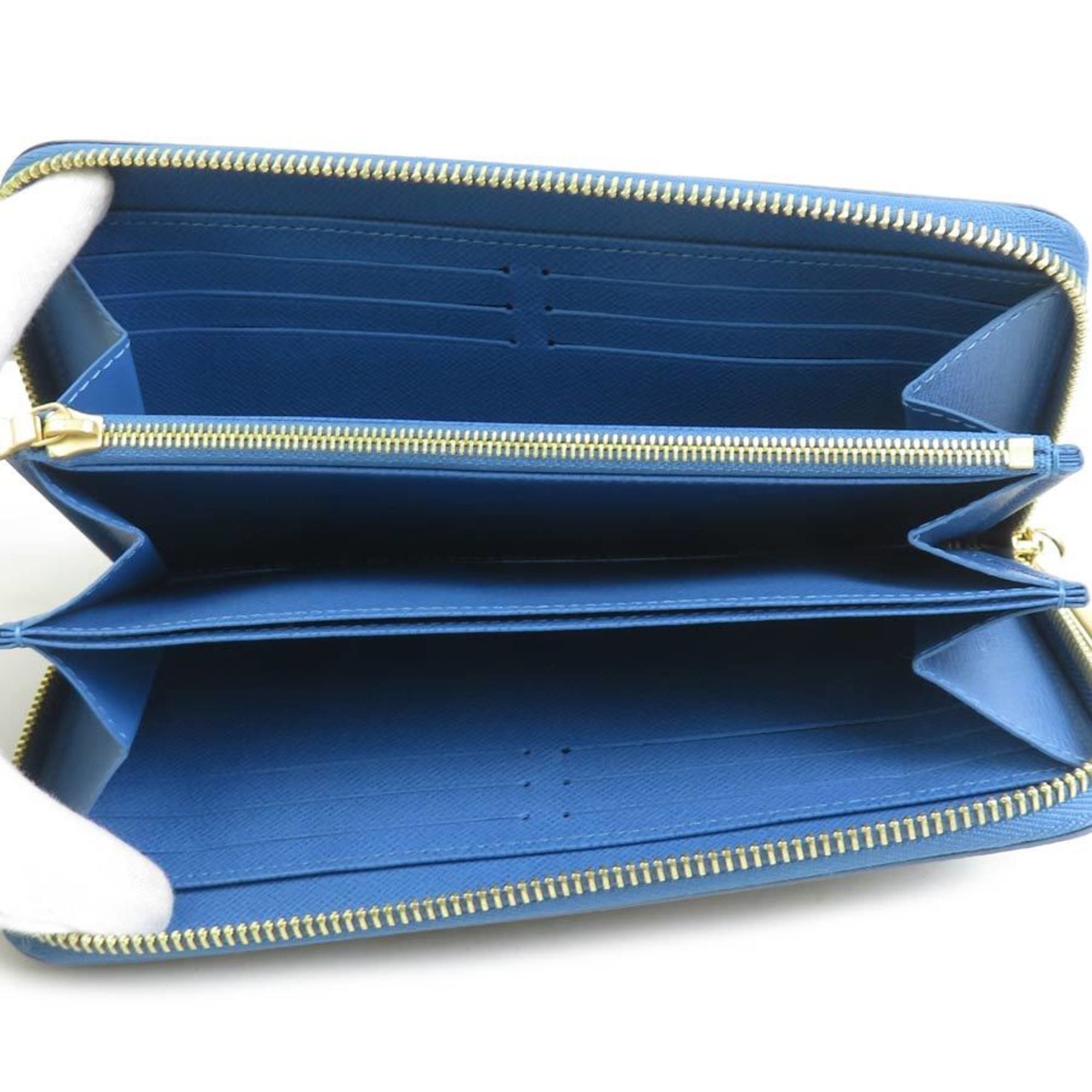 Louis Vuitton Louis Vuitton Monogram Zippy Wallet, Blue Jean, Men's/Women's, M63894, 56451g Size ONE SIZE - 3 Thumbnail