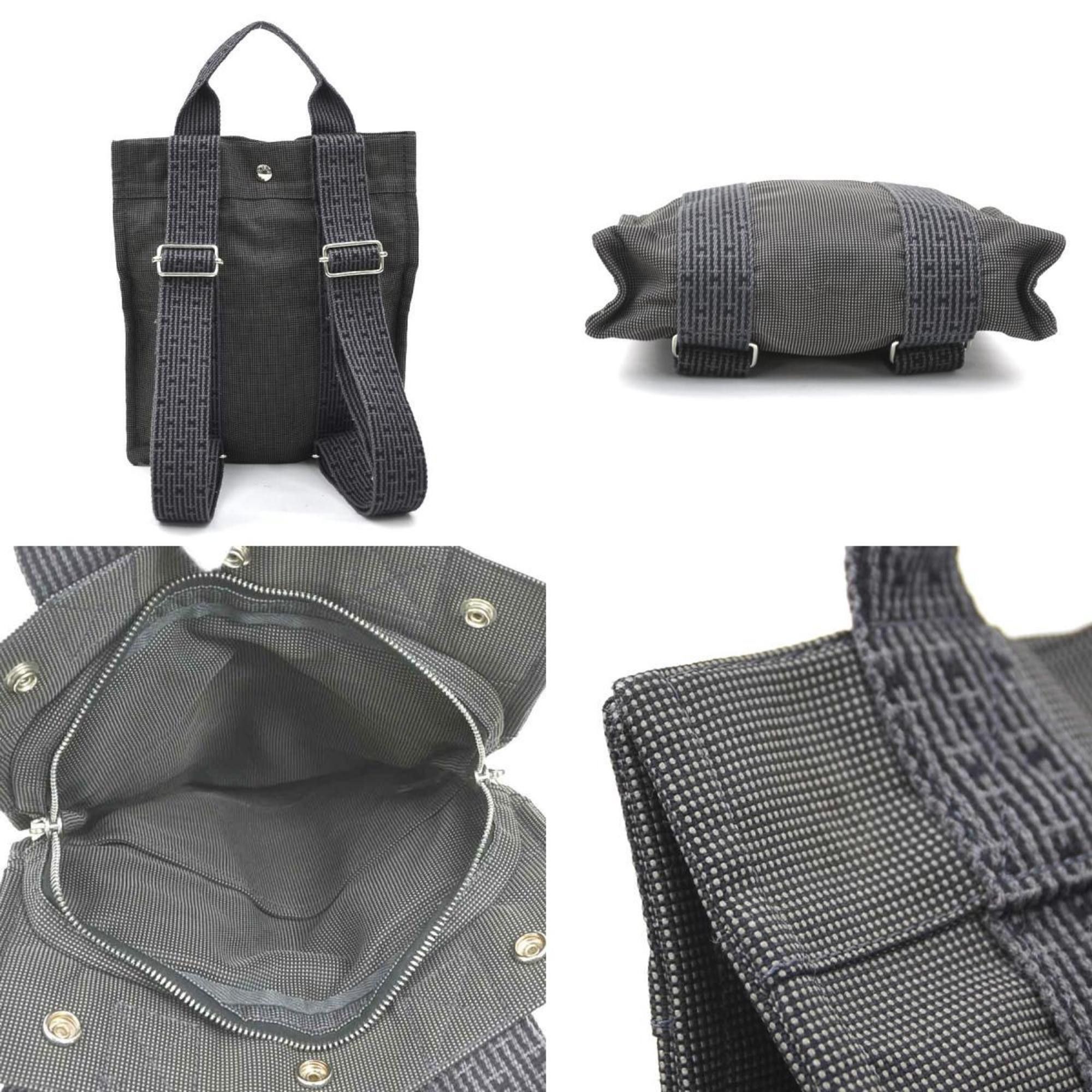 Hermes Hermes Hermès Air Line Ad PM Backpack in Dark Gray and Silver, Women's, e61093g Size ONE SIZE - 3 Thumbnail