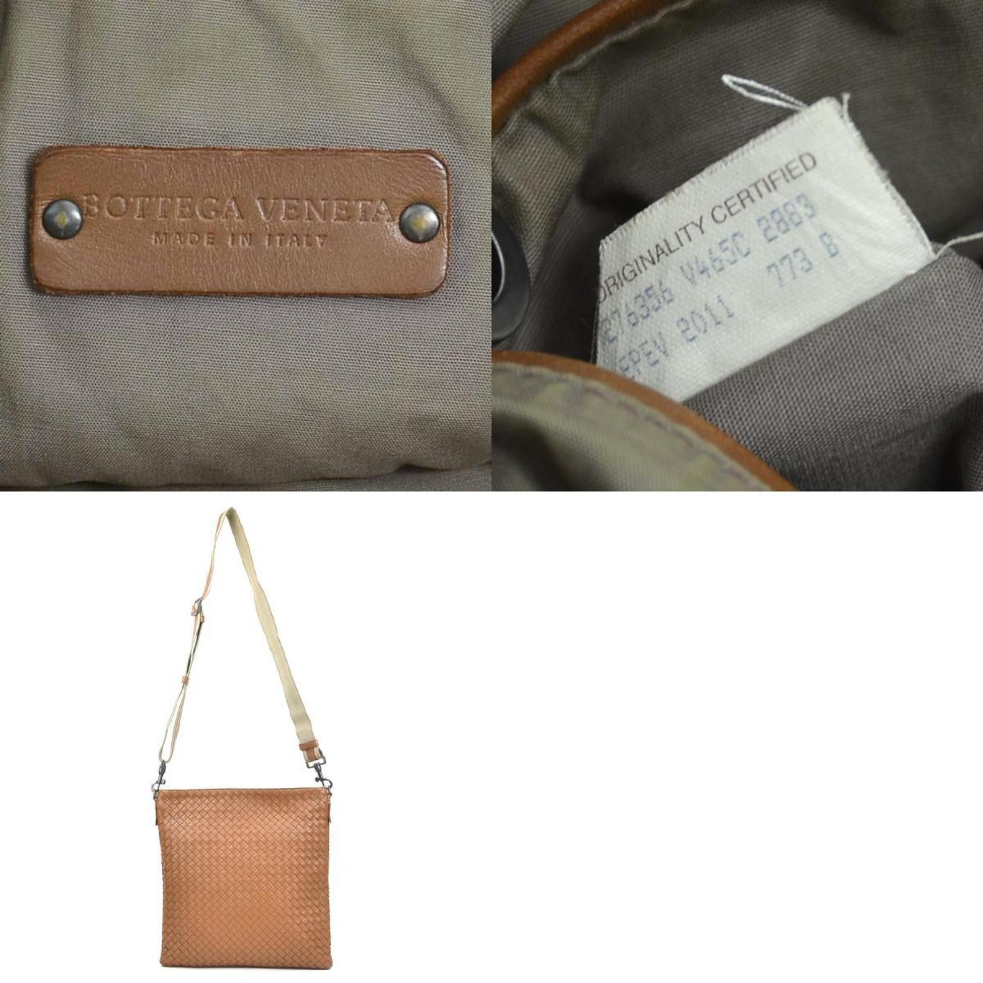 Bottega Veneta Bottega Veneta Intrecciato Leather Shoulder Bag, Brown, Men's, e61092k Size ONE SIZE - 5 Thumbnail