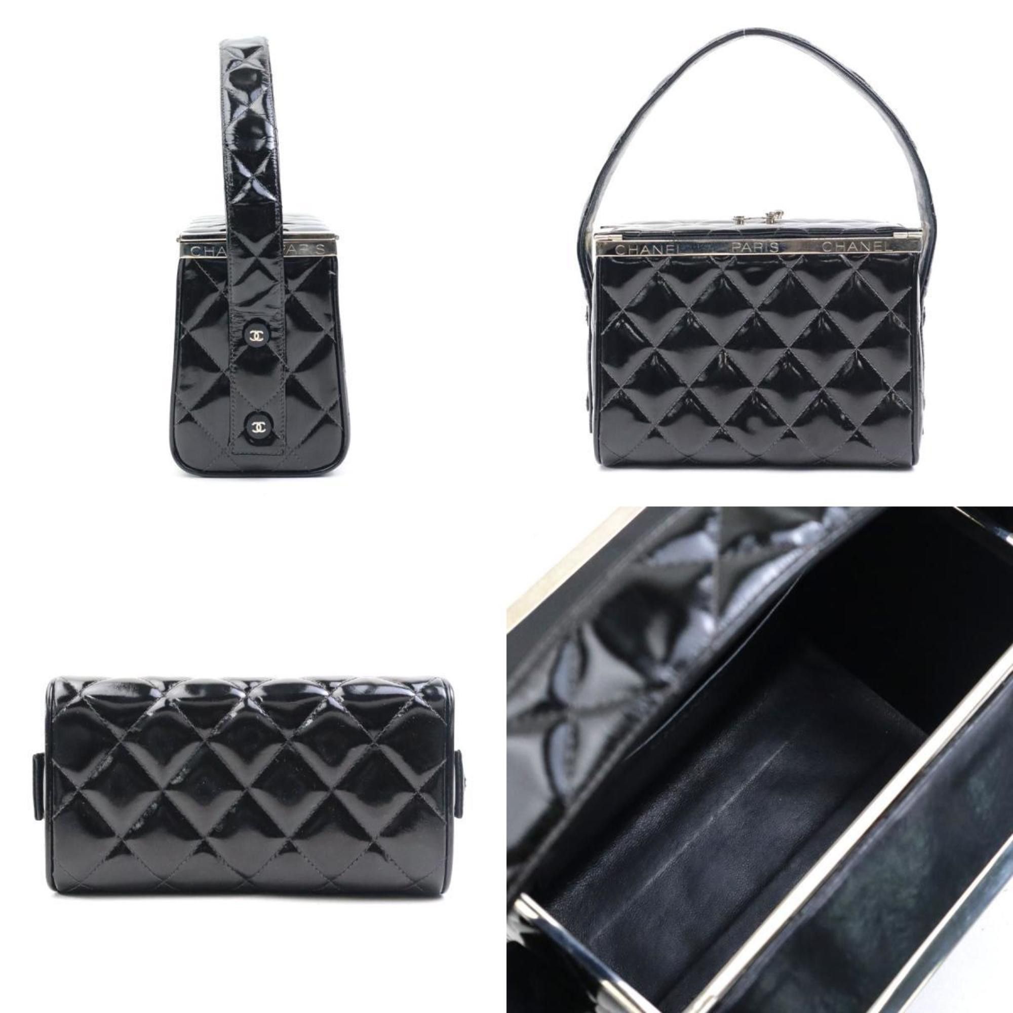 Chanel CHANEL Handbag Leather Black Women's 90203a Size ONE SIZE - 2 Thumbnail