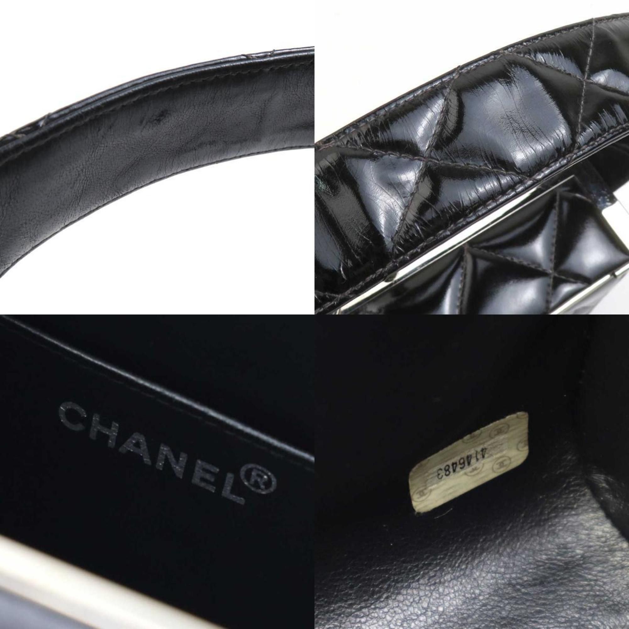 Chanel CHANEL Handbag Leather Black Women's 90203a Size ONE SIZE - 5 Thumbnail