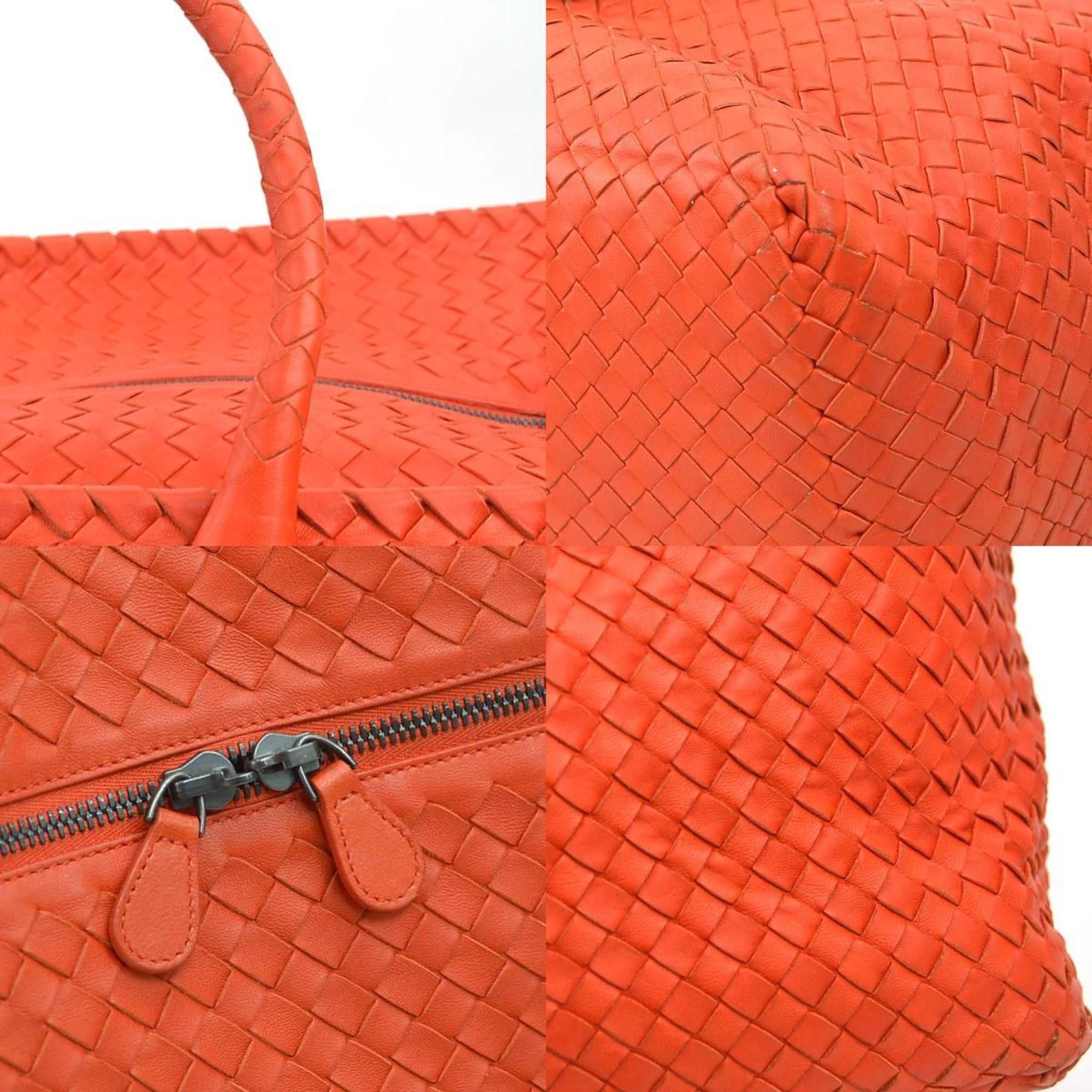 Bottega Veneta Bottega Veneta handbag in intrecciato leather orange red for men and women, h31695g Size ONE SIZE - 4 Thumbnail