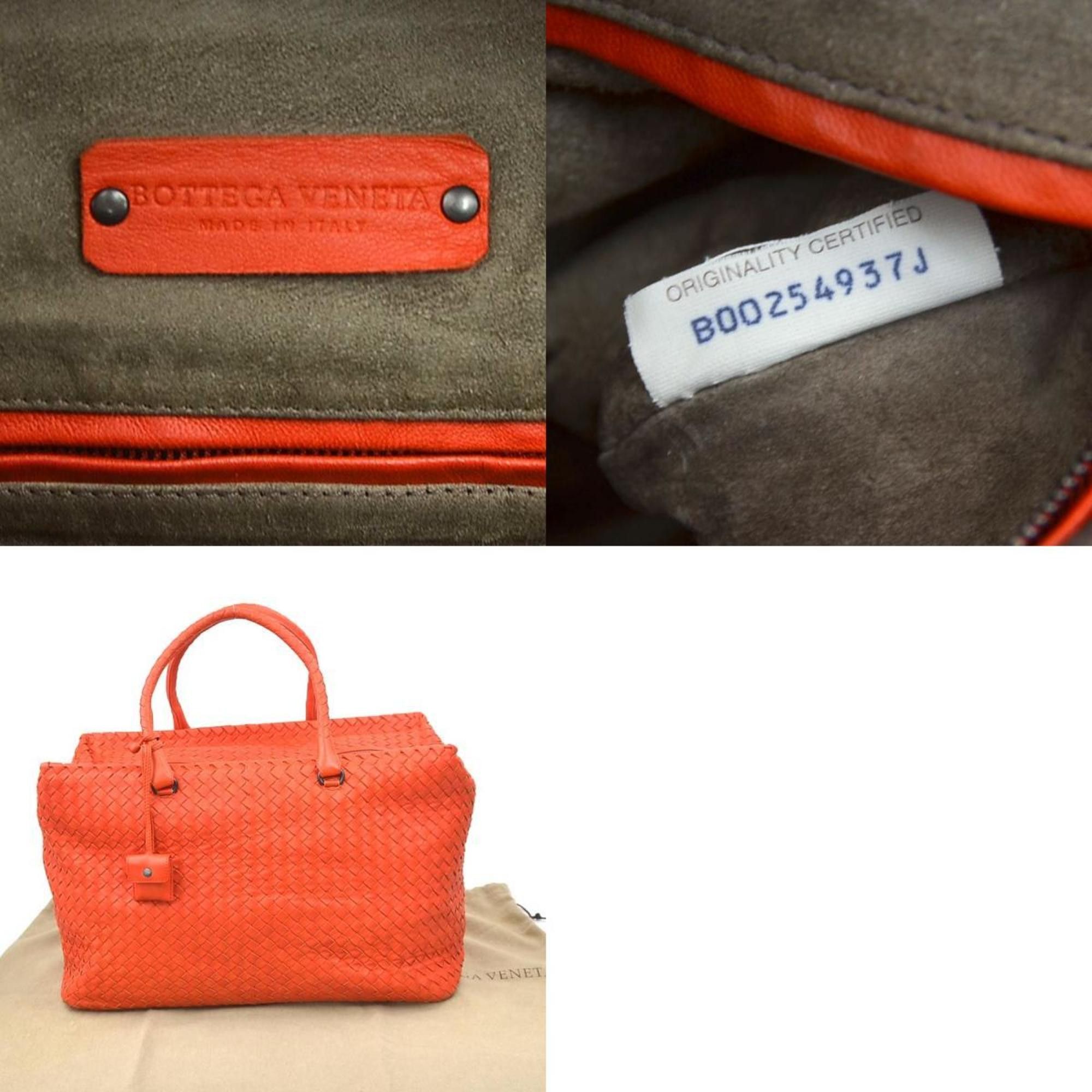 Bottega Veneta Bottega Veneta handbag in intrecciato leather orange red for men and women, h31695g Size ONE SIZE - 5 Thumbnail