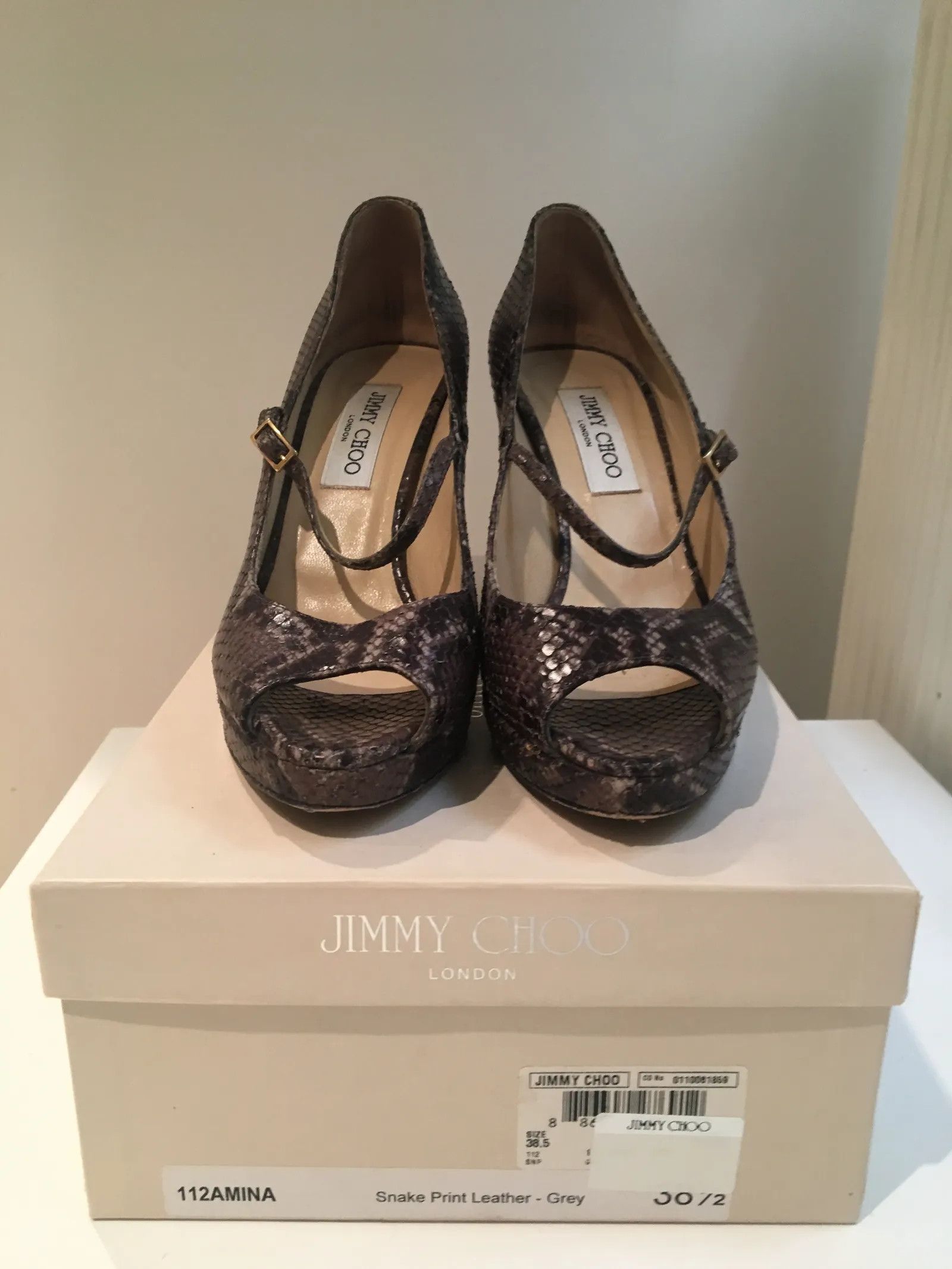 Jimmy Choo Jimmy Choo 112 Amina Heels Size US 8.5 / IT 38.5 - 2 Thumbnail