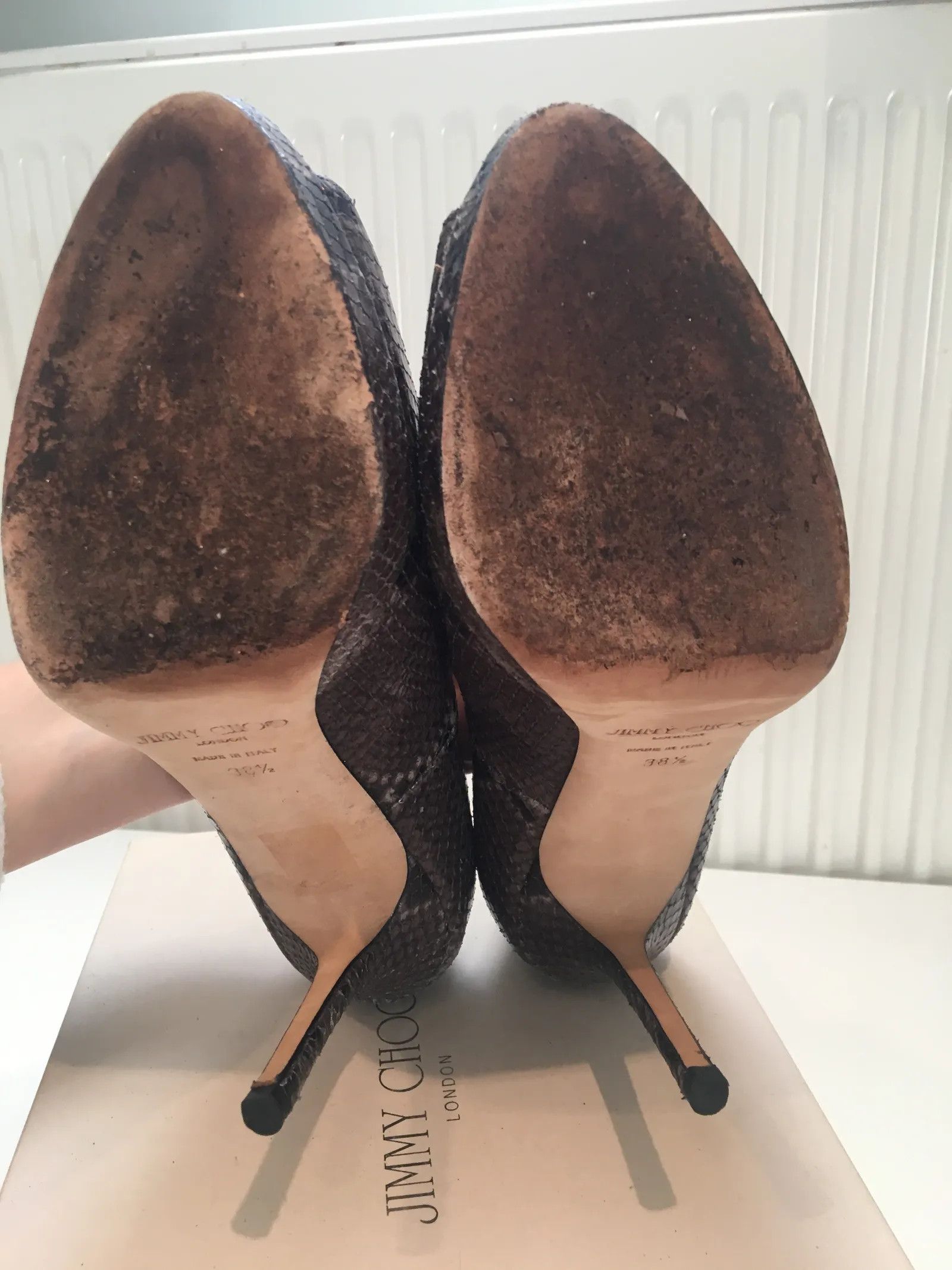Jimmy Choo Jimmy Choo 112 Amina Heels Size US 8.5 / IT 38.5 - 5 Thumbnail
