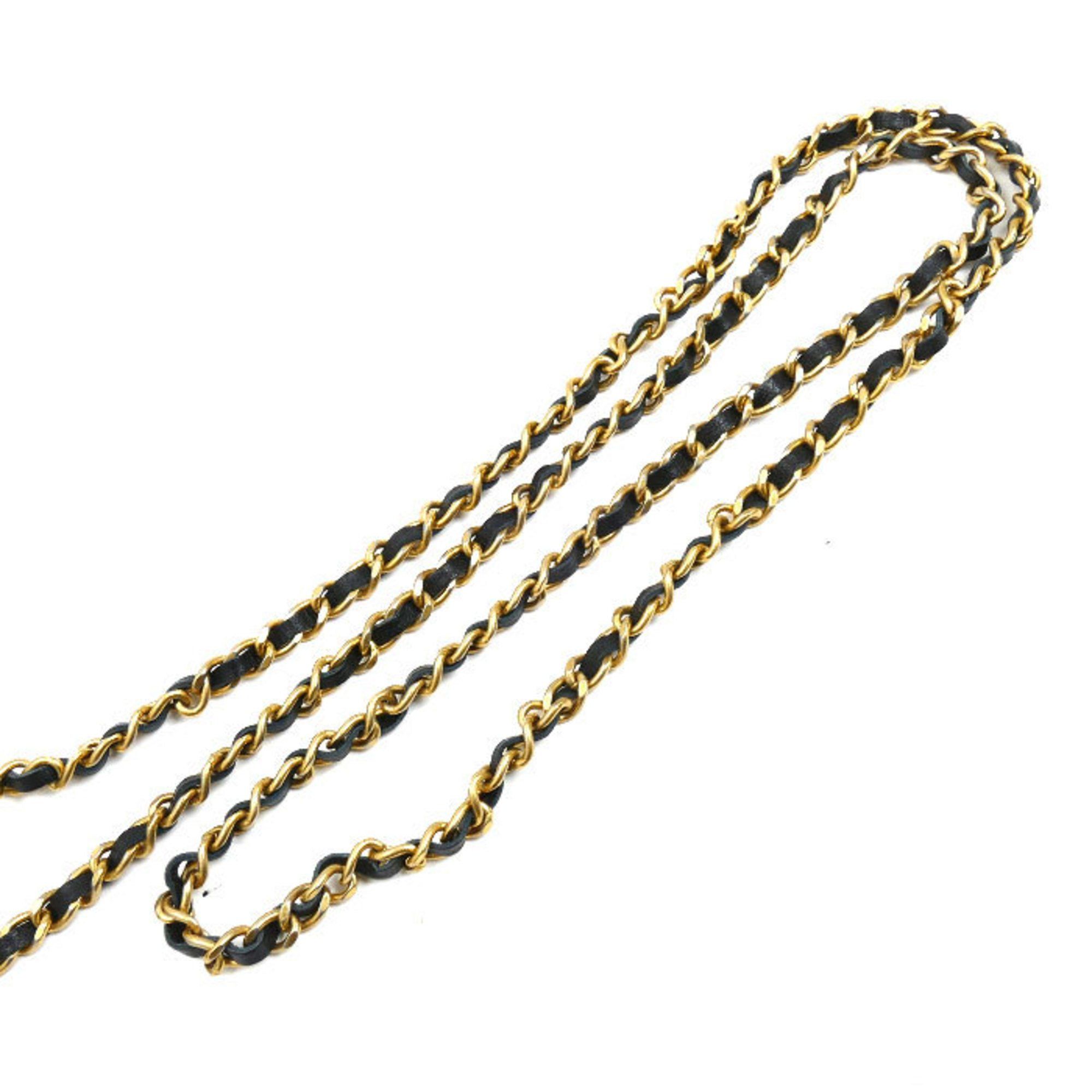 Chanel CHANEL Fabric Mini Chain Shoulder Bag, Black, AP3435, Sequins, Women's Size ONE SIZE - 8 Thumbnail