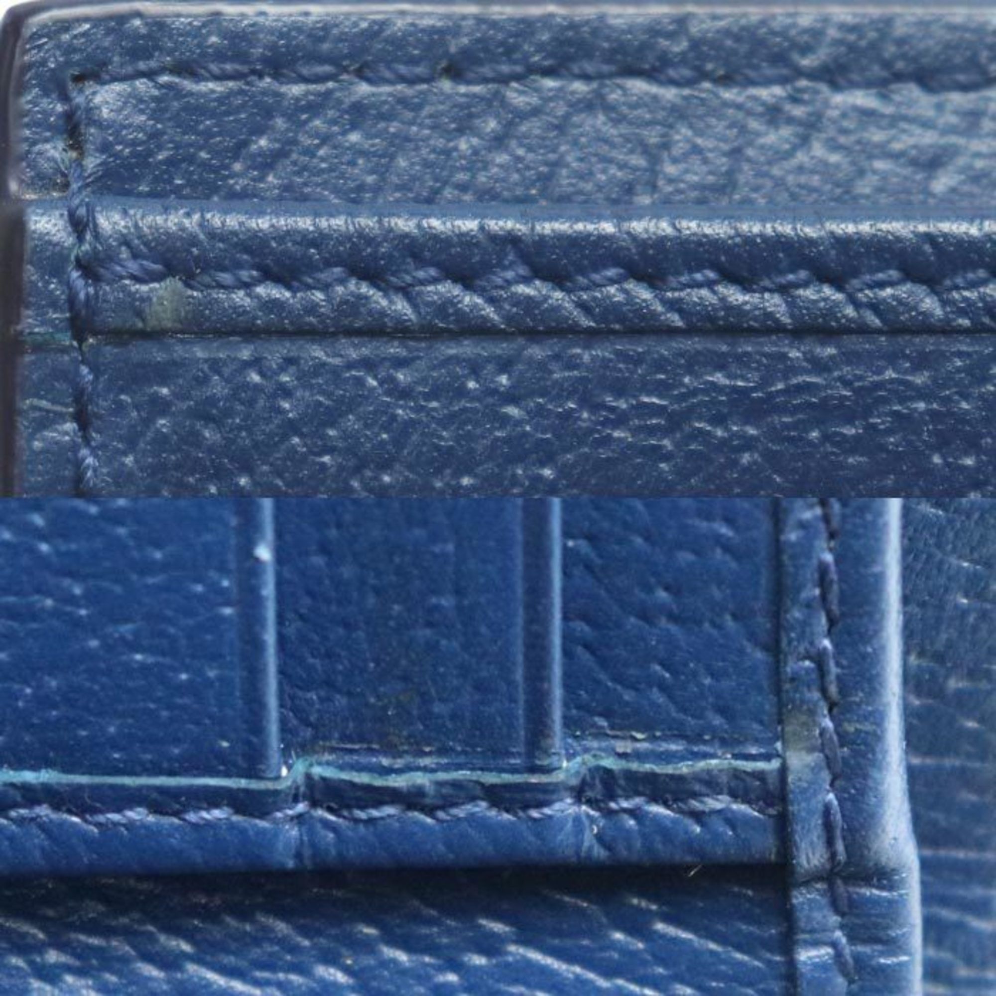 Gucci Gucci GG Tri-fold Wallet with Details, Beige/Blue, 769225, Unisex Size ONE SIZE - 8 Thumbnail