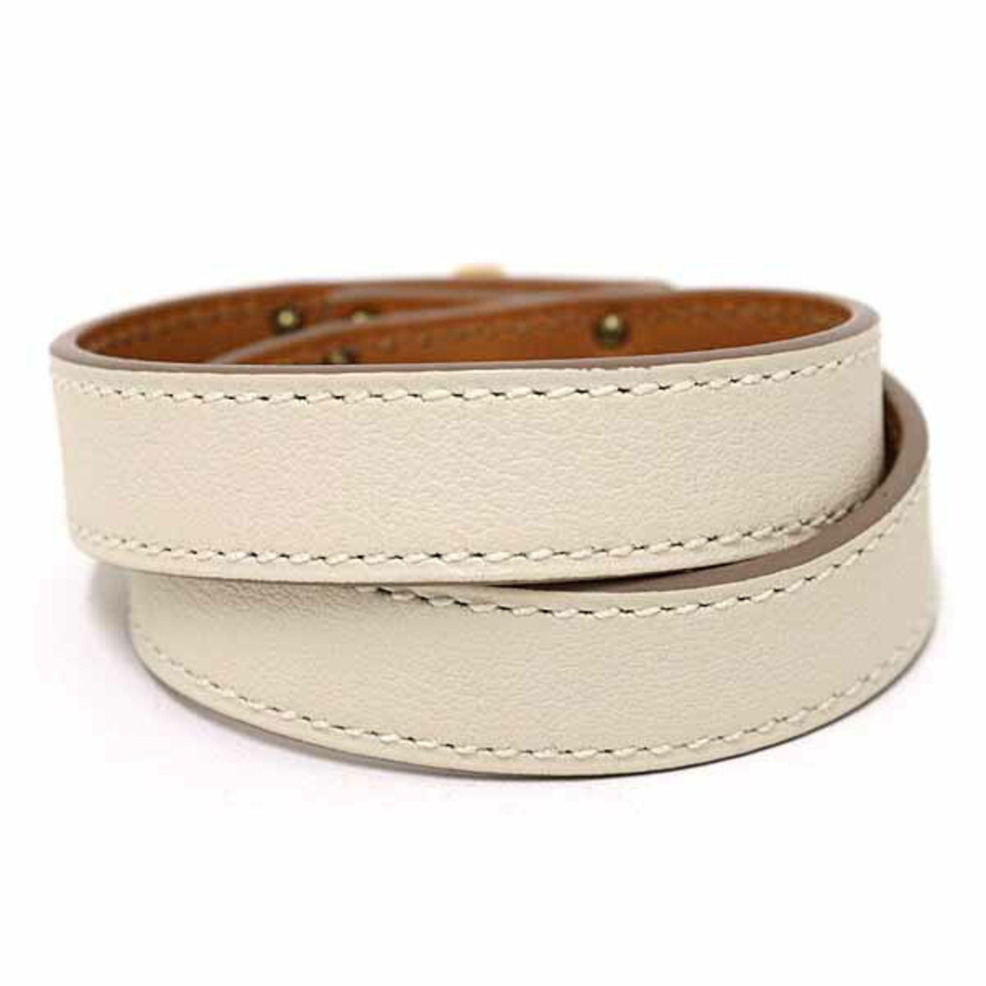 Hermes Hermes Hermès Kelly Double Tour Leather Bracelet in Swift with T Stamp (2015) Size ONE SIZE - 3 Thumbnail