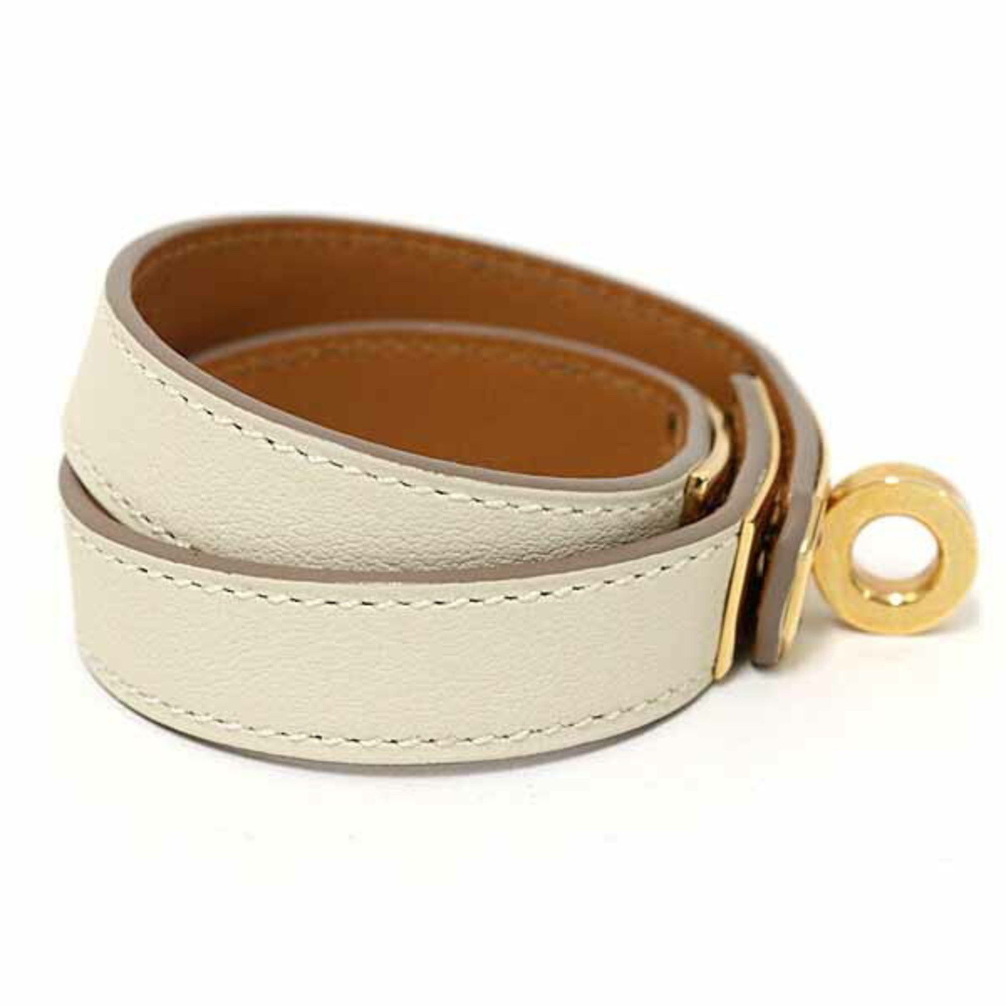 Hermes Hermes Hermès Kelly Double Tour Leather Bracelet in Swift with T Stamp (2015) Size ONE SIZE - 4 Thumbnail