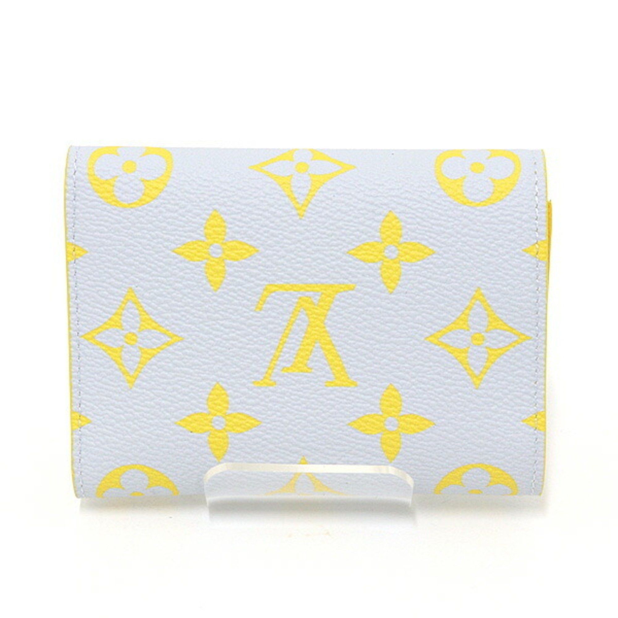 Louis Vuitton Louis Vuitton Victor Wallet Monogram Glow Canvas Gray/Yellow M14764 Compact Unused Size ONE SIZE - 3 Thumbnail