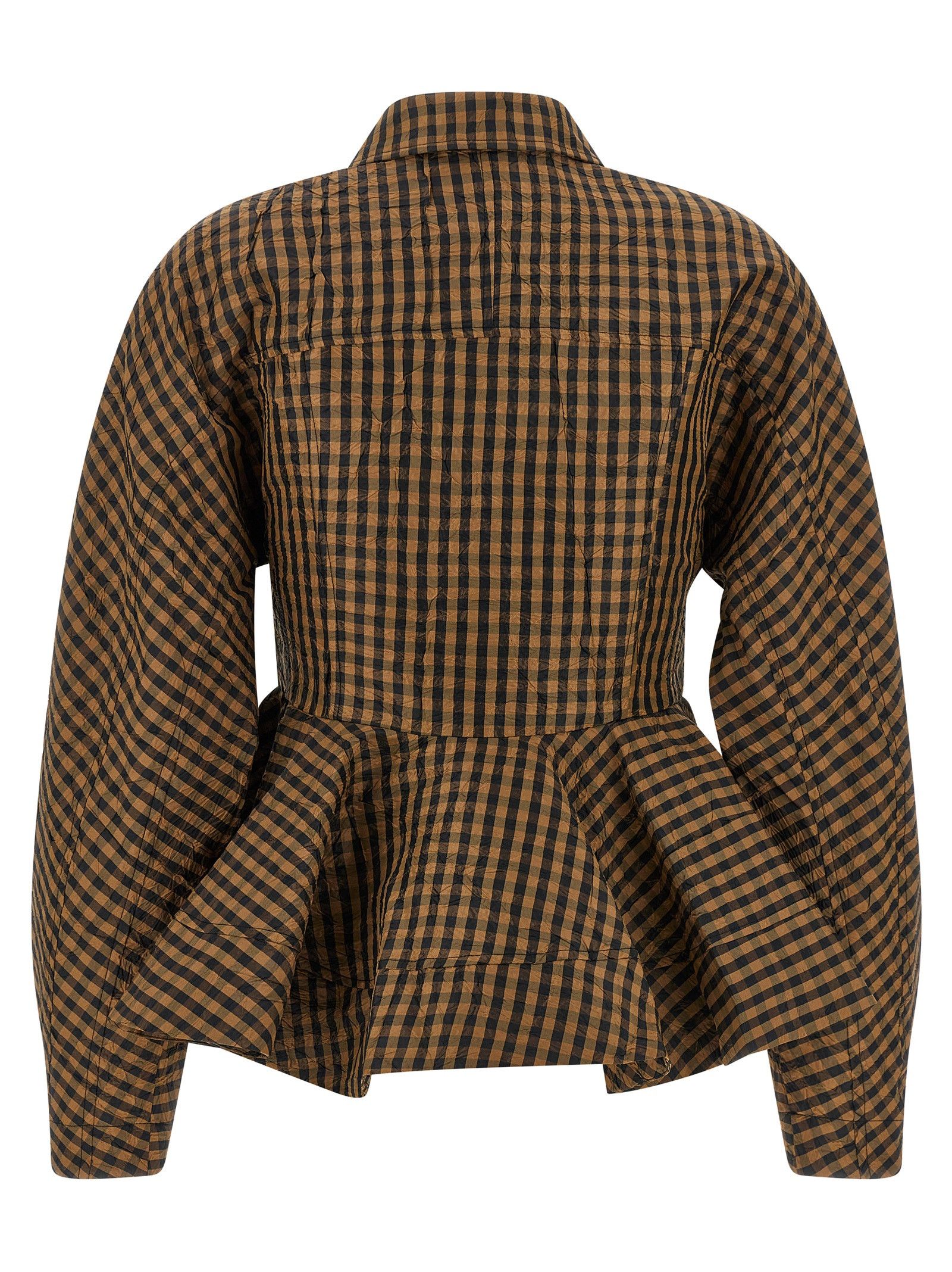 Ganni 'Crinckled Taffetà' Blouse Size XS / US 0-2 / IT 36-38 - 2 Thumbnail