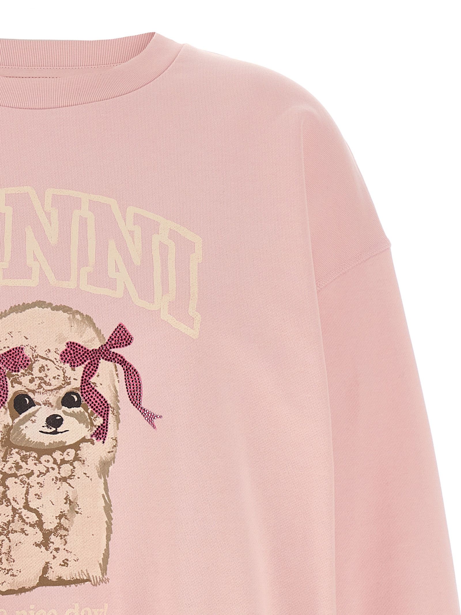 Ganni Front Print Sweatshirt Size L / US 10 / IT 46 - 3 Thumbnail
